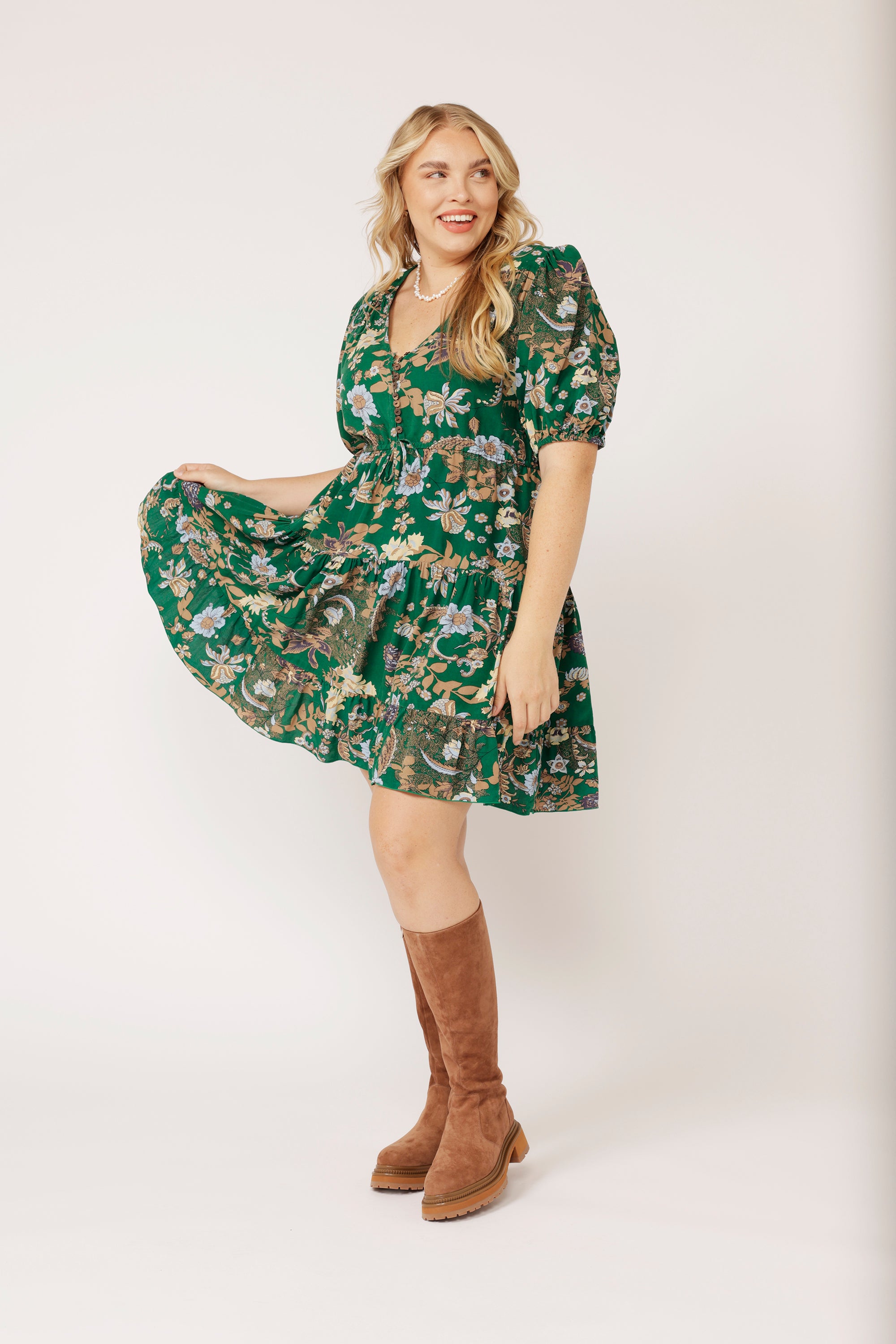 Boho Drifter MINI | Midnight Garden Green - Saffron Road