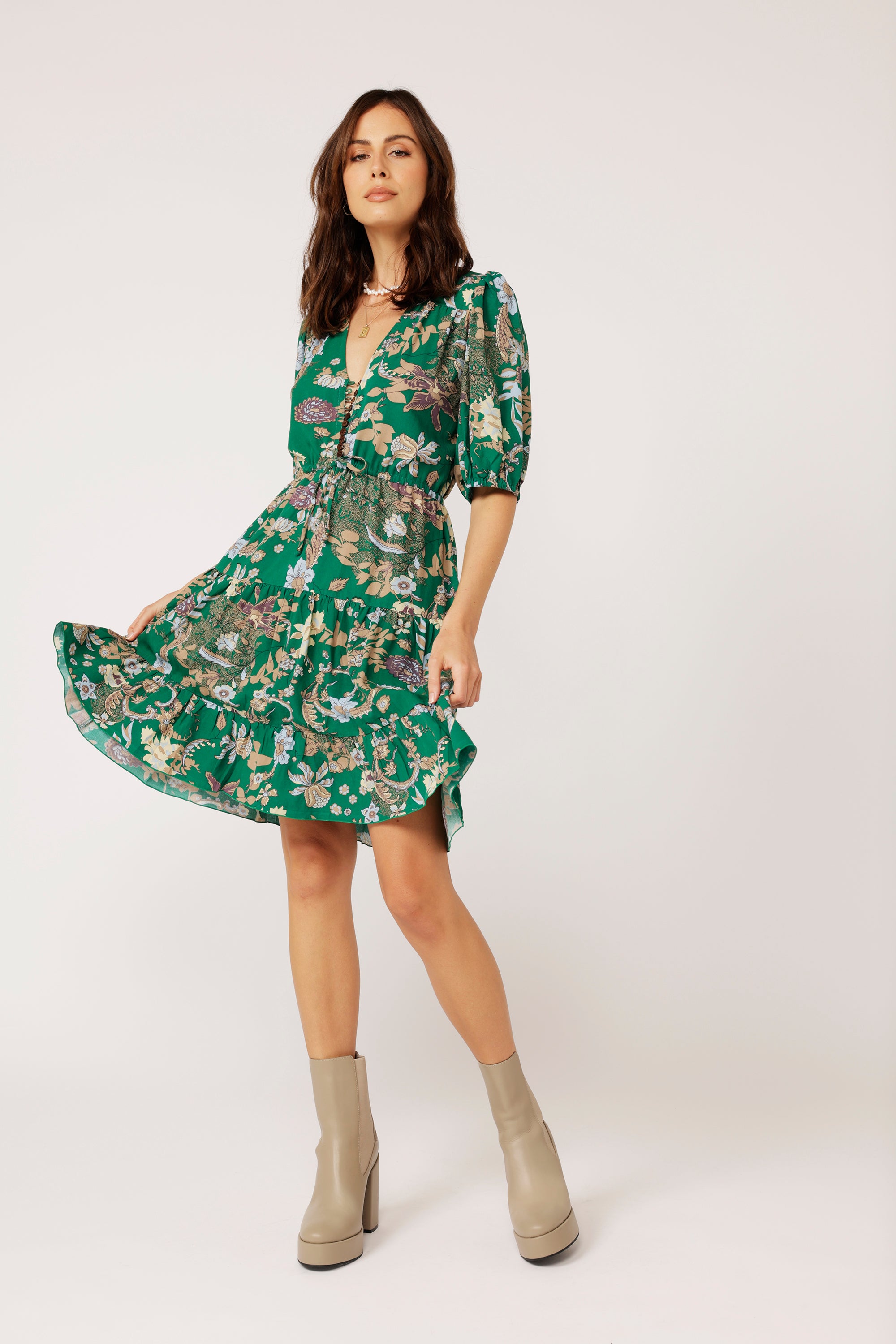 Boho Drifter MINI | Midnight Garden Green - Saffron Road