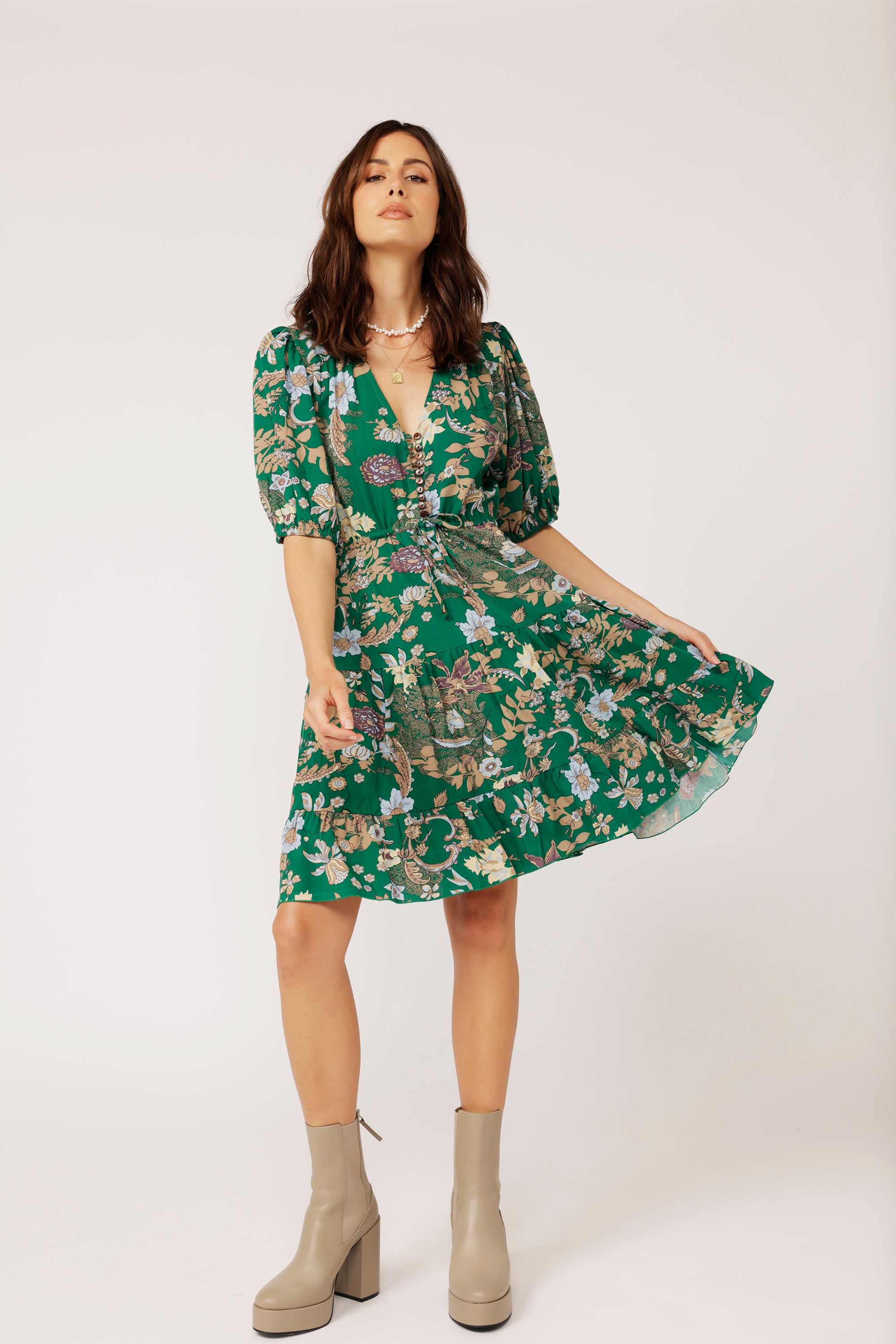 Boho Drifter MINI | Midnight Garden Green - Saffron Road