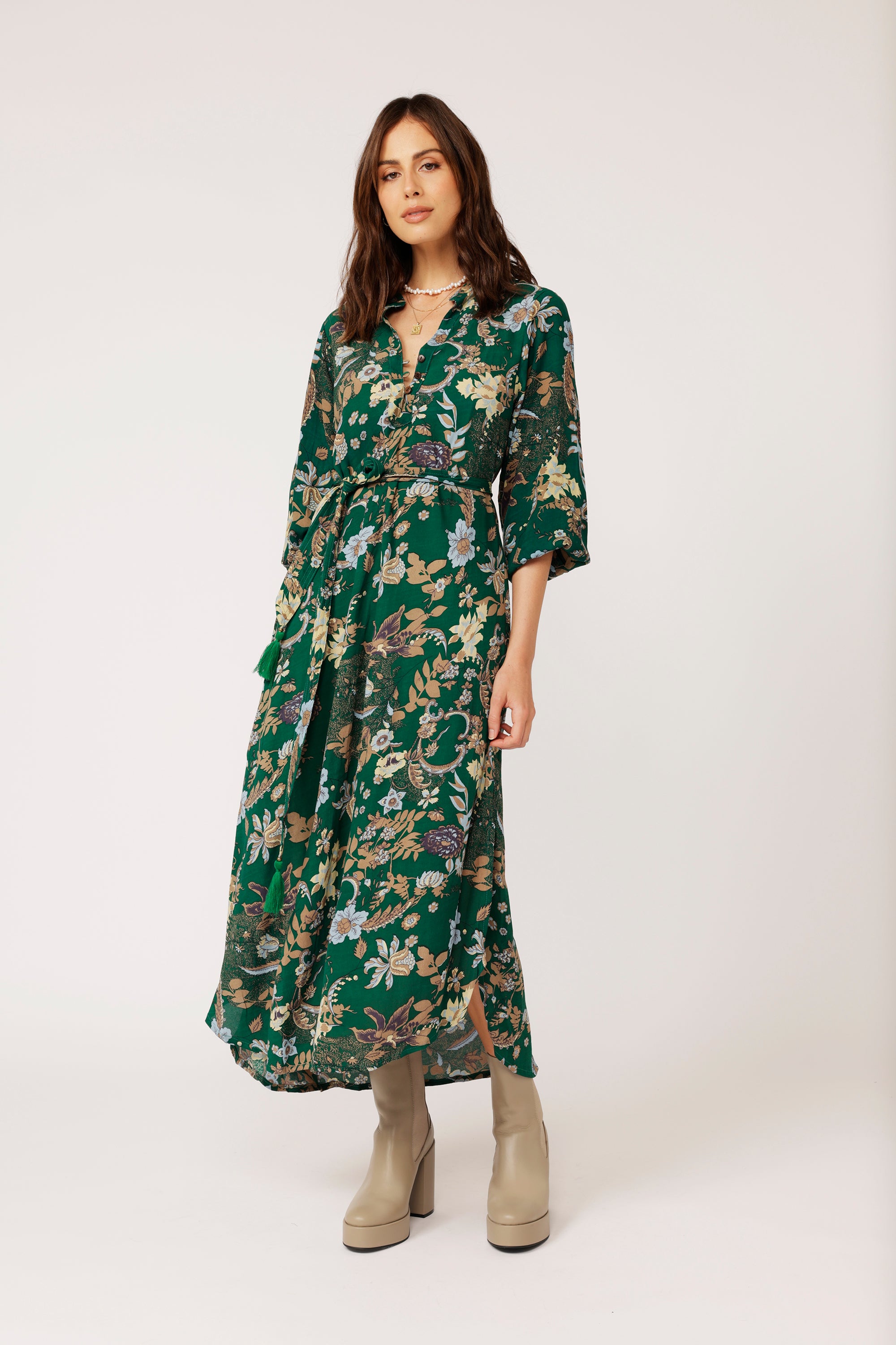 Jetset Gypsy MAXI | Midnight Garden Green - Saffron Road