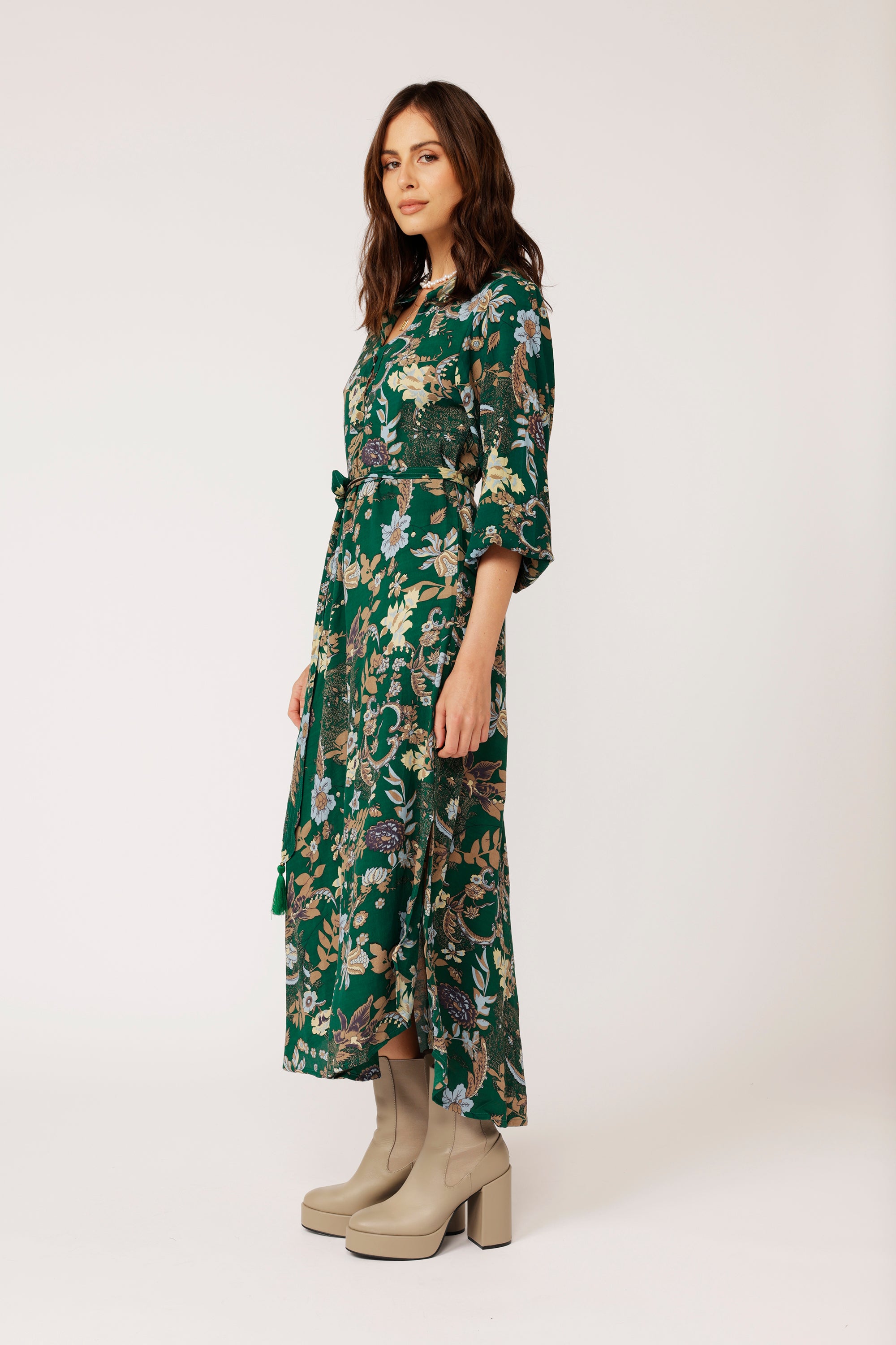 Jetset Gypsy MAXI | Midnight Garden Green - Saffron Road