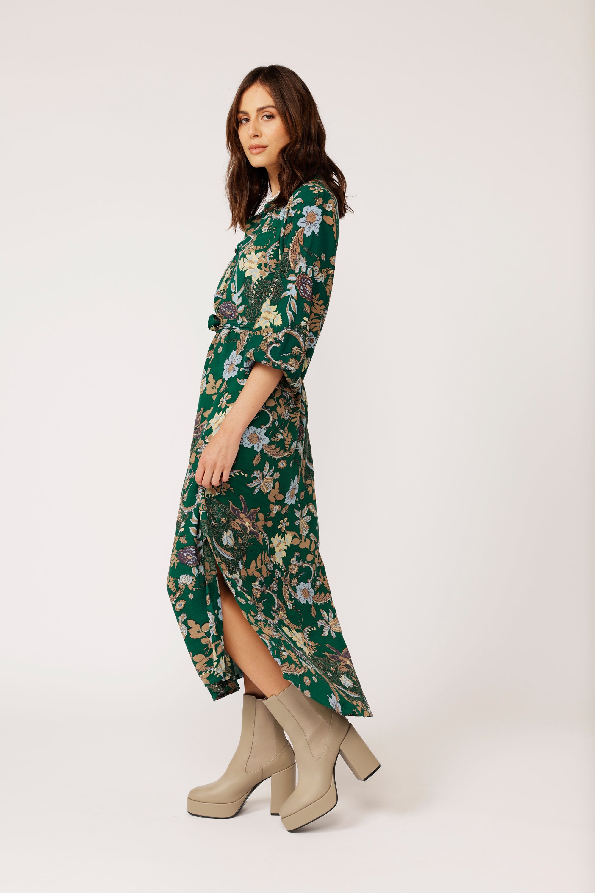 Jetset Gypsy MAXI | Midnight Garden Green - Saffron Road