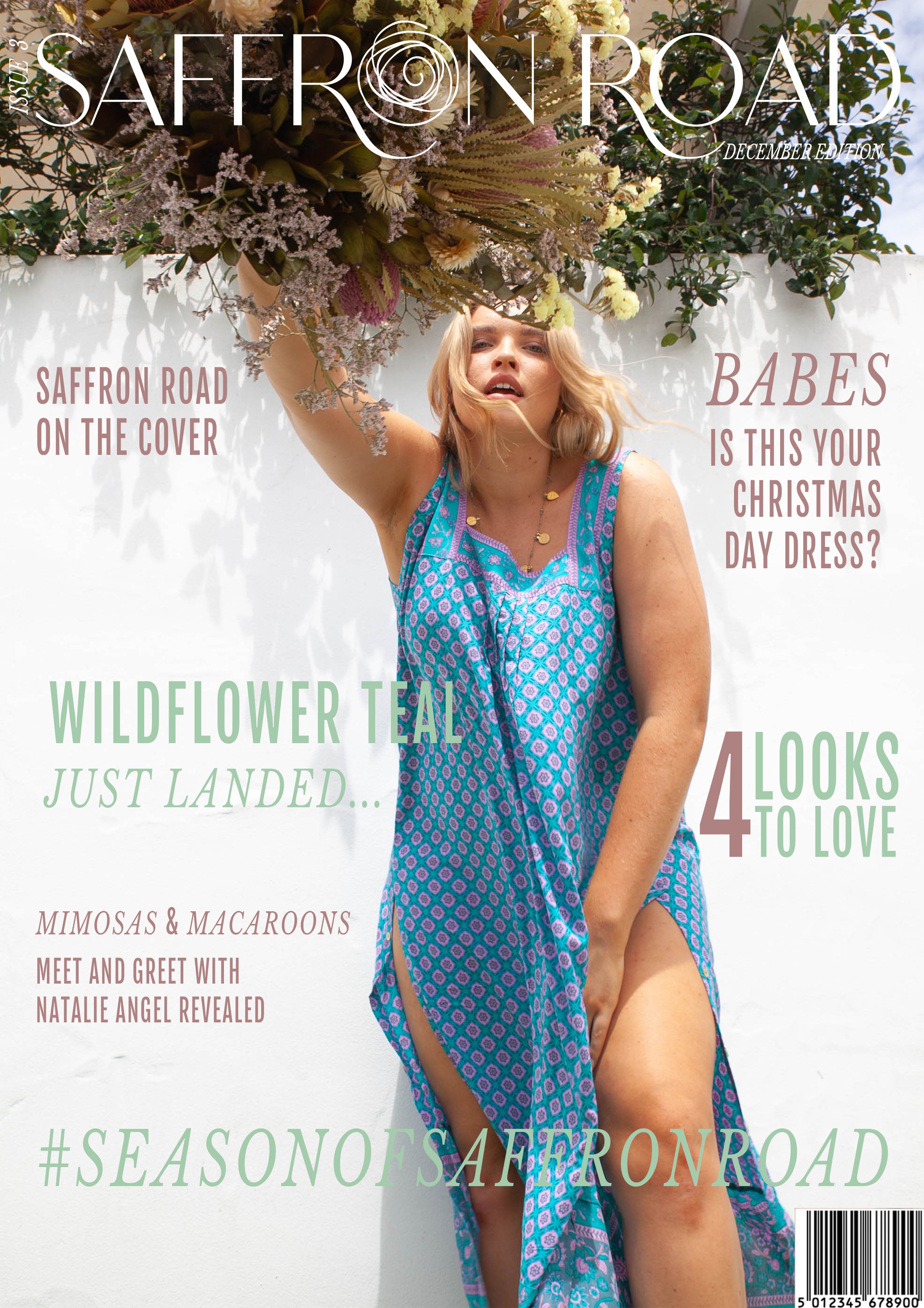 Saffron Road on the cover December Edition