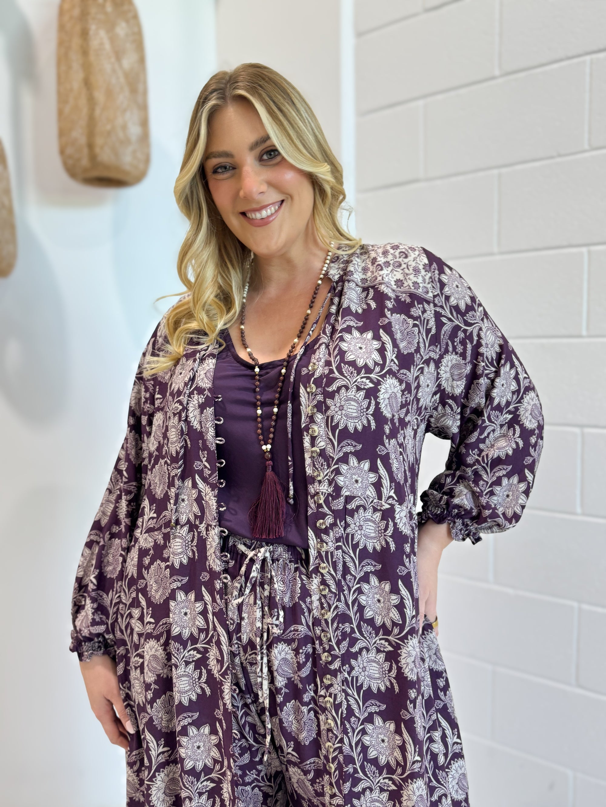 Traveller Dress | Wild Grape - Saffron Road