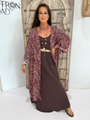Kimono | Wine Paisley - Saffron Road