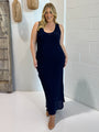 Scoop Dress | Super Maxi | Navy Fujet - Saffron Road