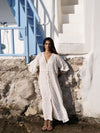 Morocco Dress | Waffle Ecru