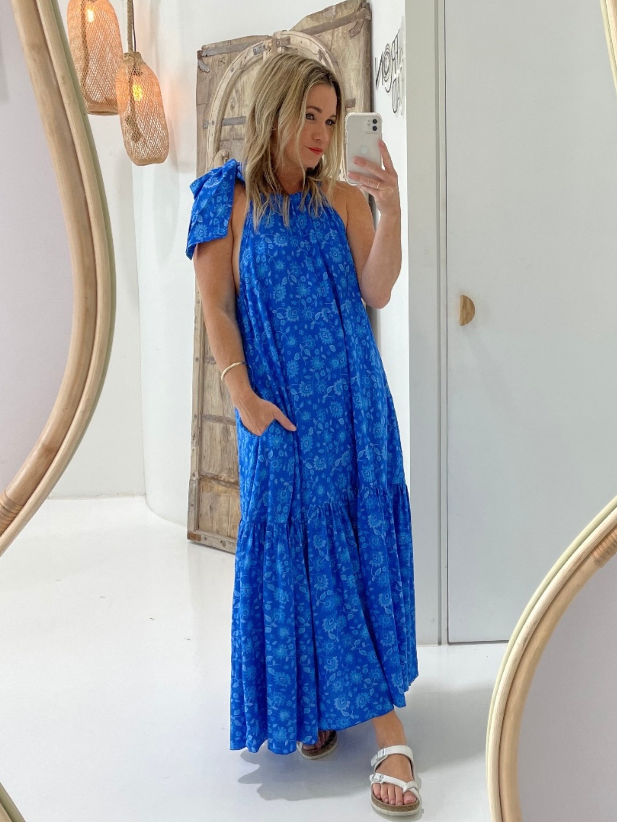 Resort Dress | Blue Hawaii - Saffron Road