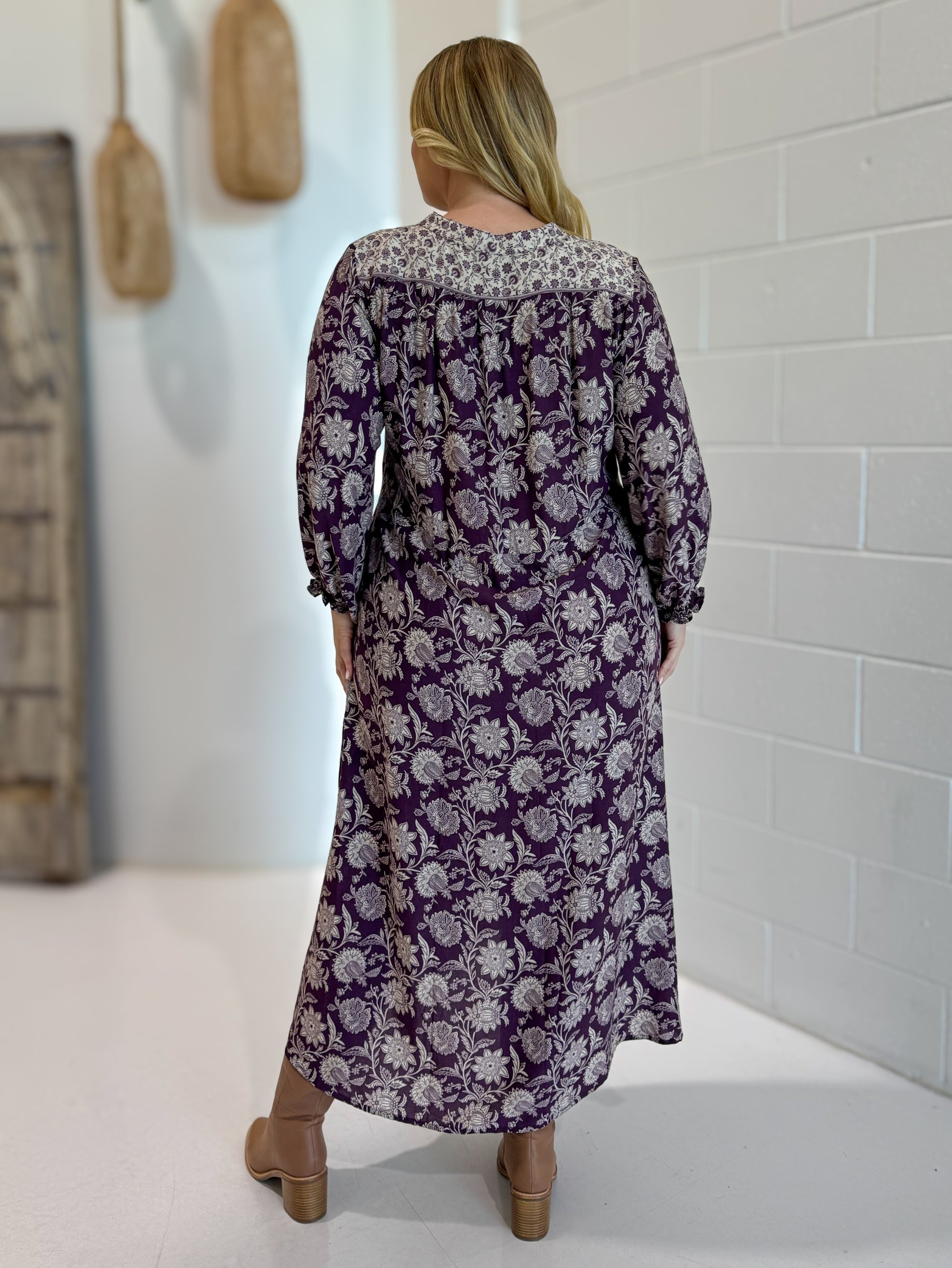 Traveller Dress | Wild Grape - Saffron Road