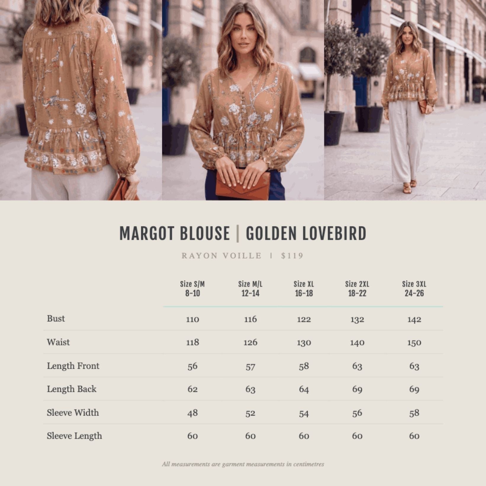 Margot Blouse| Golden Lovebird - Saffron Road
