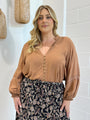Amber Blouse | Mocha - Saffron Road