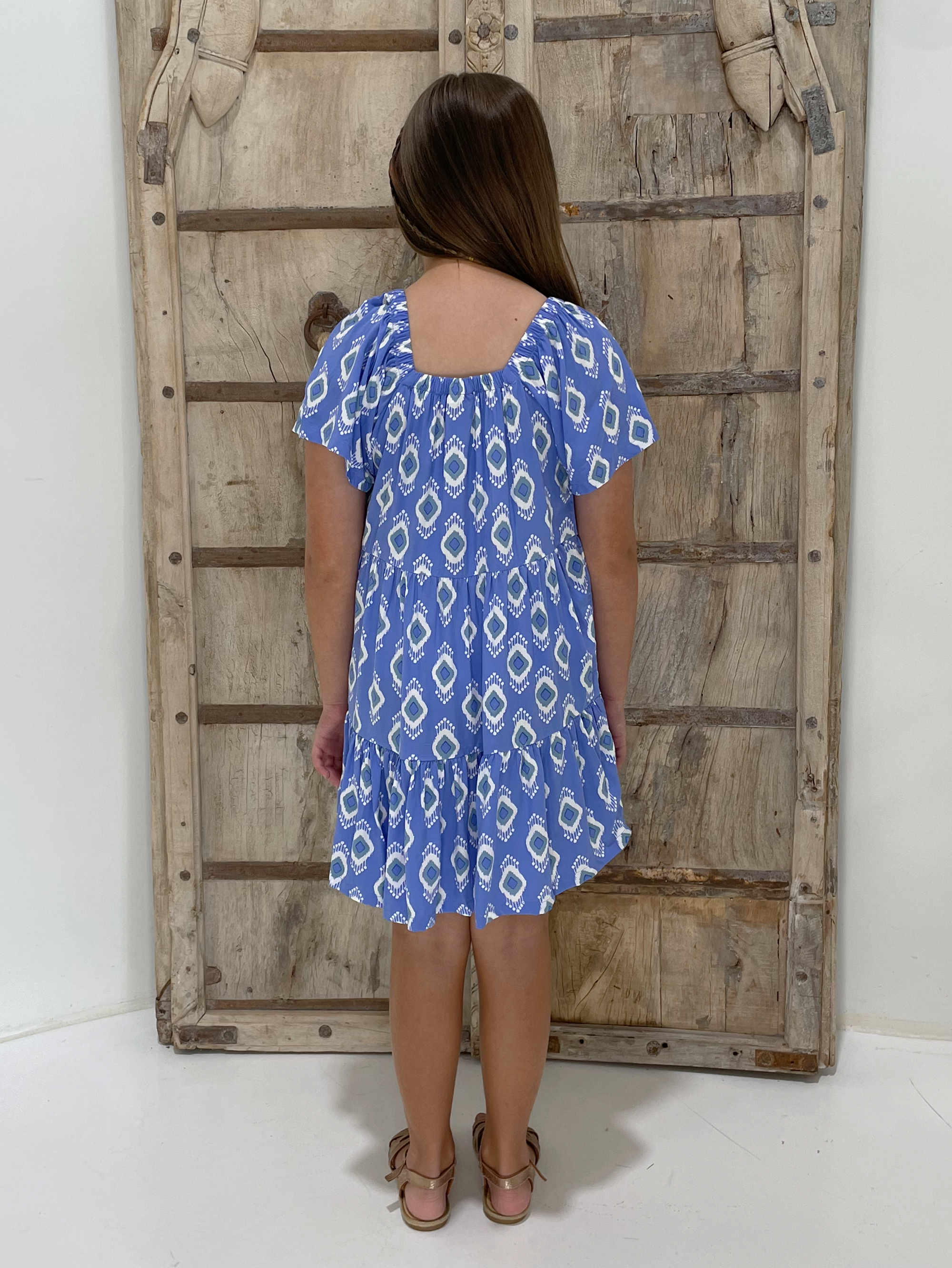 Mini Me Dress | All Eyes on You Blue - Saffron Road