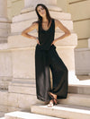 Island Pant | Satin | Black