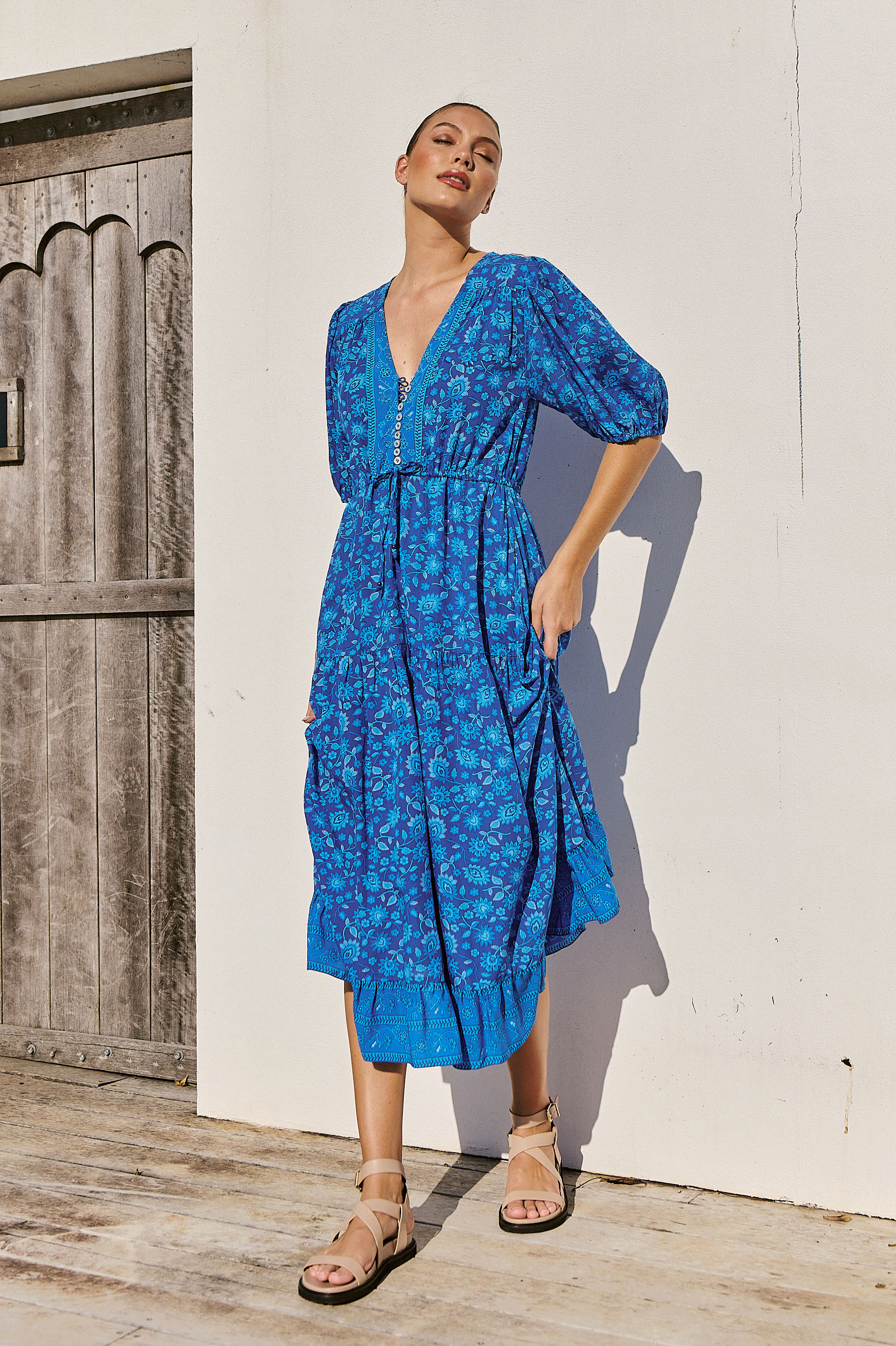 Boho Drifter MAXI | Blue Hawaii - Saffron Road