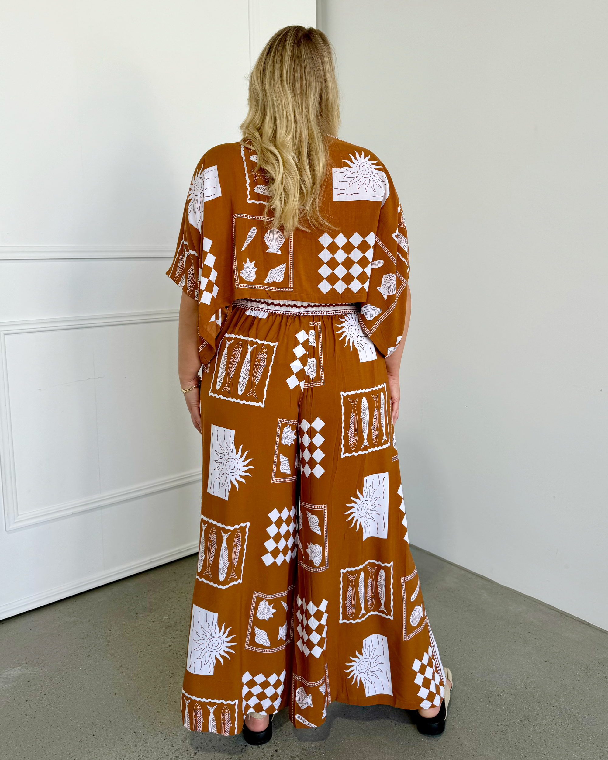 The Nat Top (Cropped) | Euro Cinnamon - Saffron Road