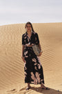 Violet Skirt | Midnight Botanica - Saffron Road