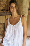 Santorini Singlet | White