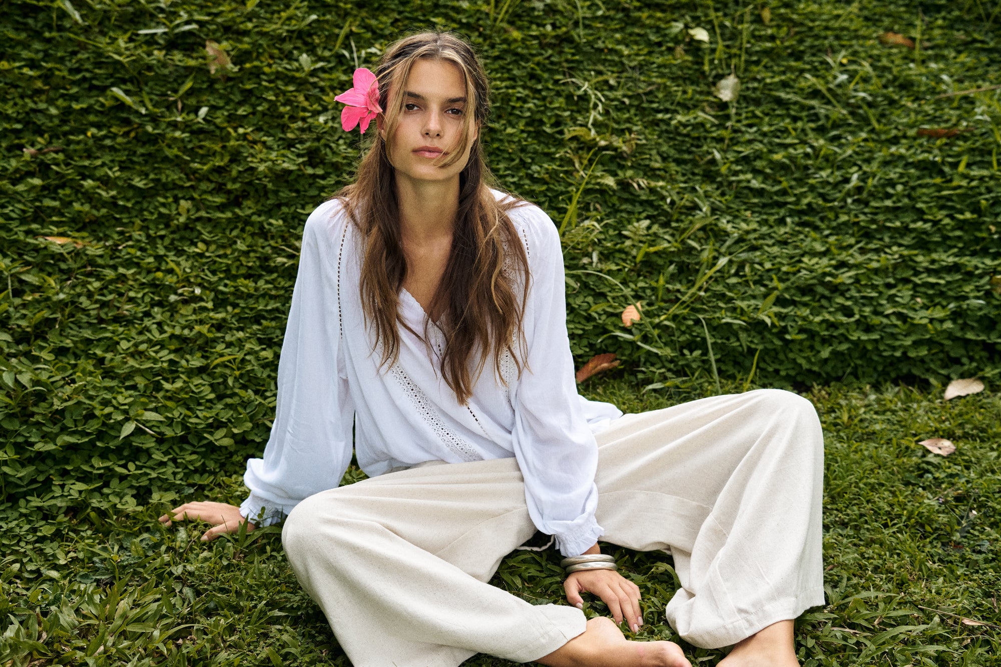 Phoebe Blouse | White - Saffron Road