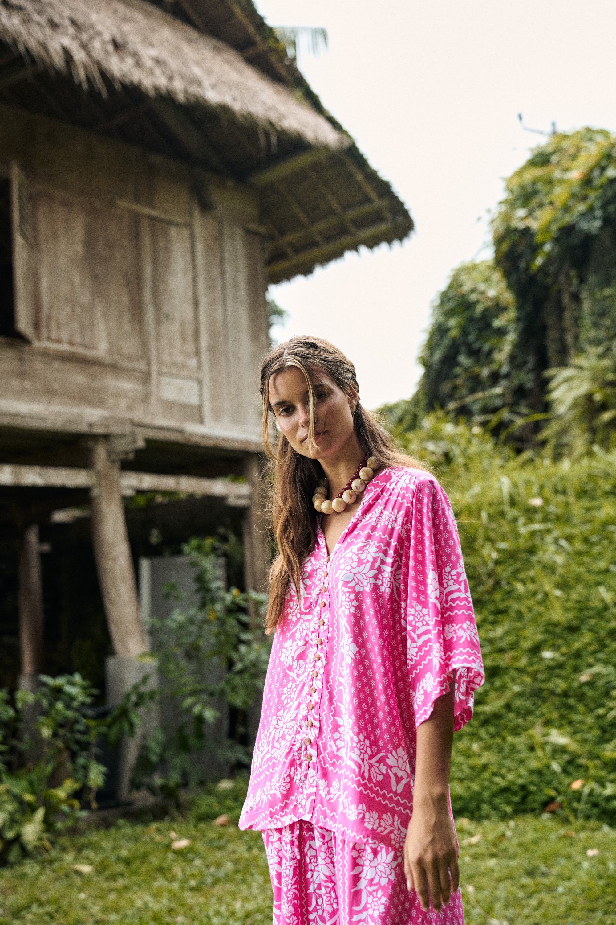 Amber Blouse | Pink Paradise - Saffron Road