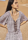 Festival Dreaming Top | Chocolate Brown Paisley