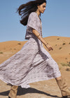 Circle Skirt | Chocolate Brown Paisley