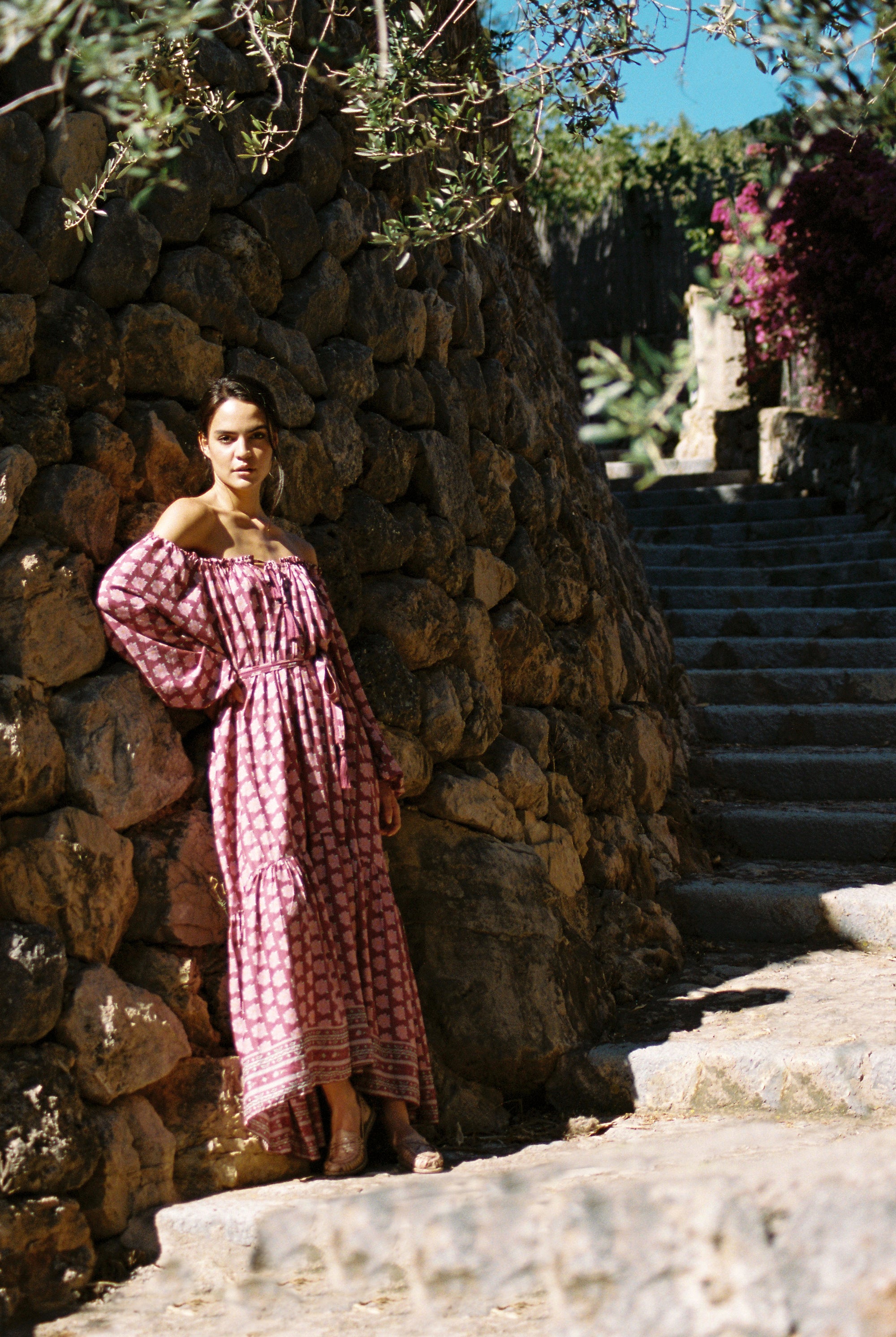 Stella Dress | Plum Peony - Saffron Road