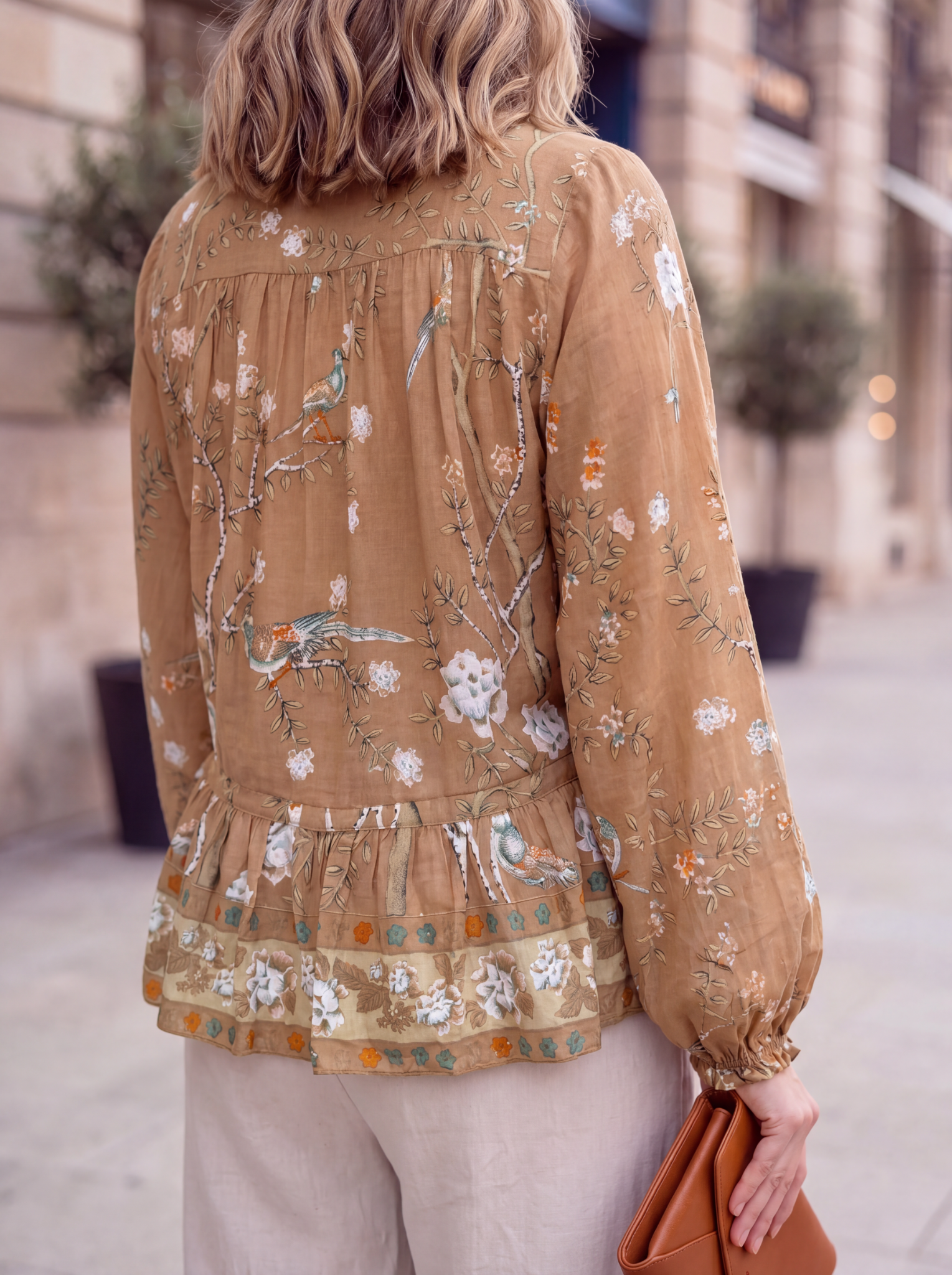 Margot Blouse| Golden Lovebird - Saffron Road