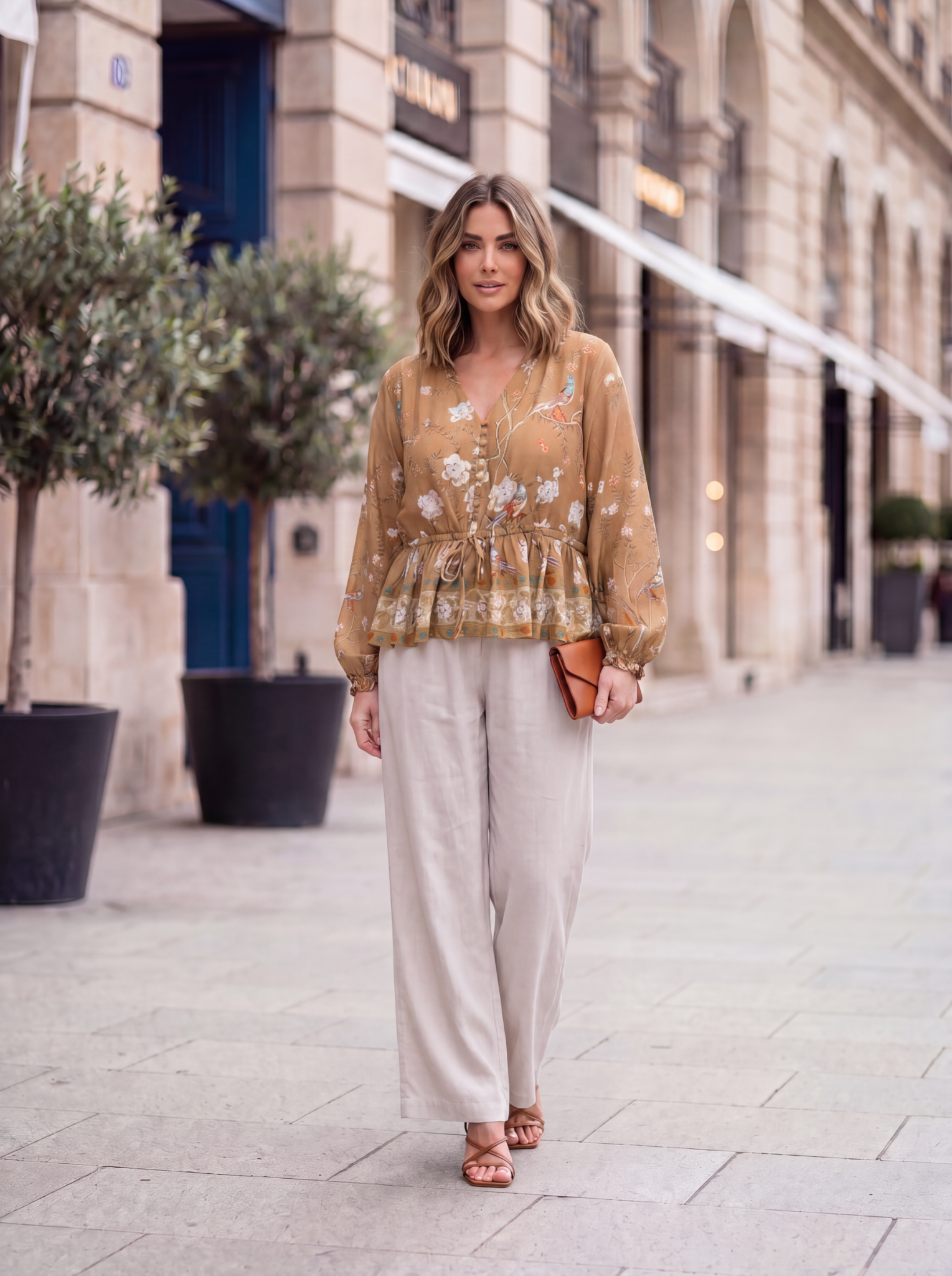 Margot Blouse| Golden Lovebird - Saffron Road
