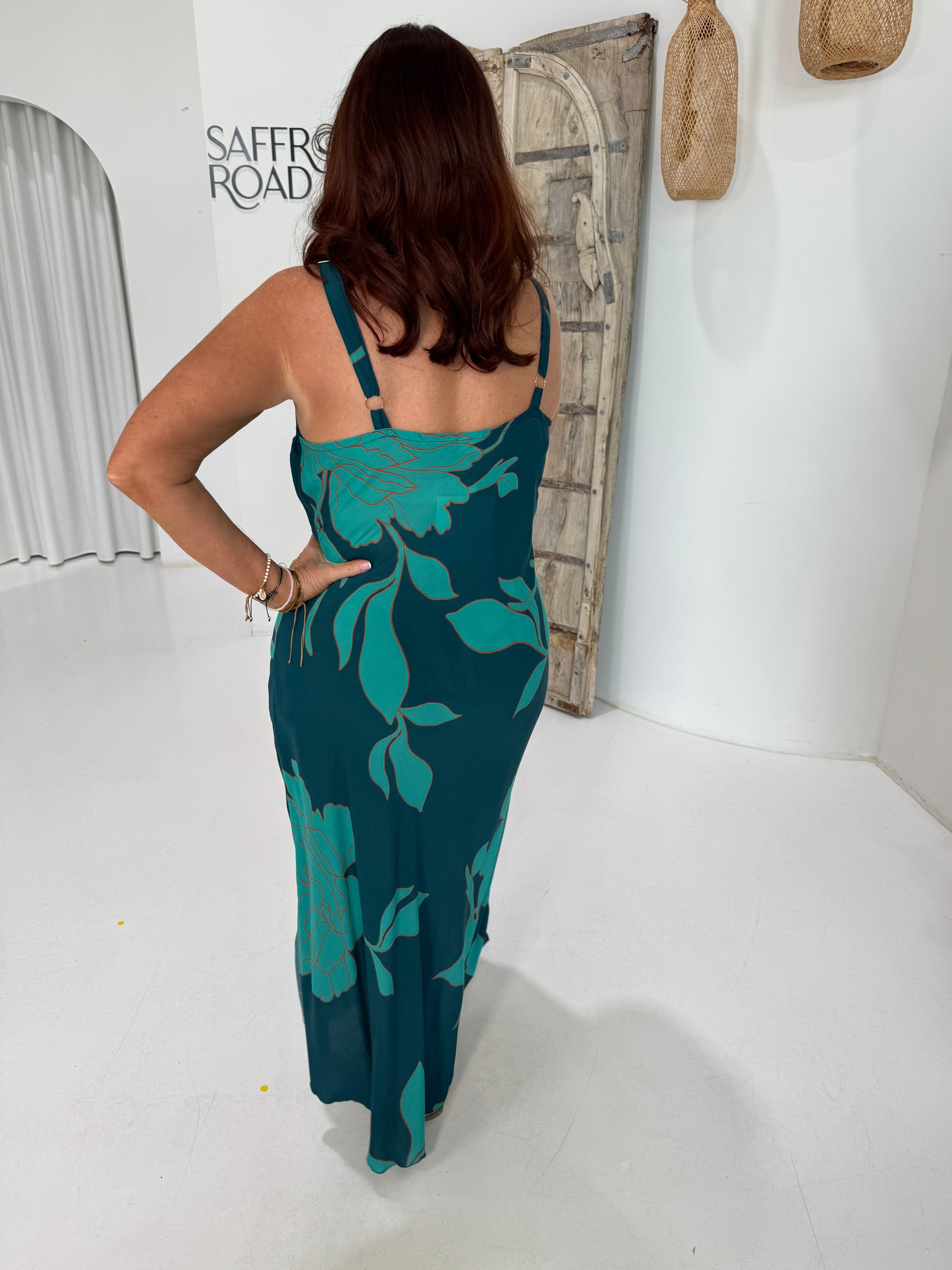 Slip Dress | Bias Cut | Jade Botanica - Saffron Road