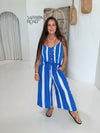 Santorini Singlet CROPPED | Blue Hawaii