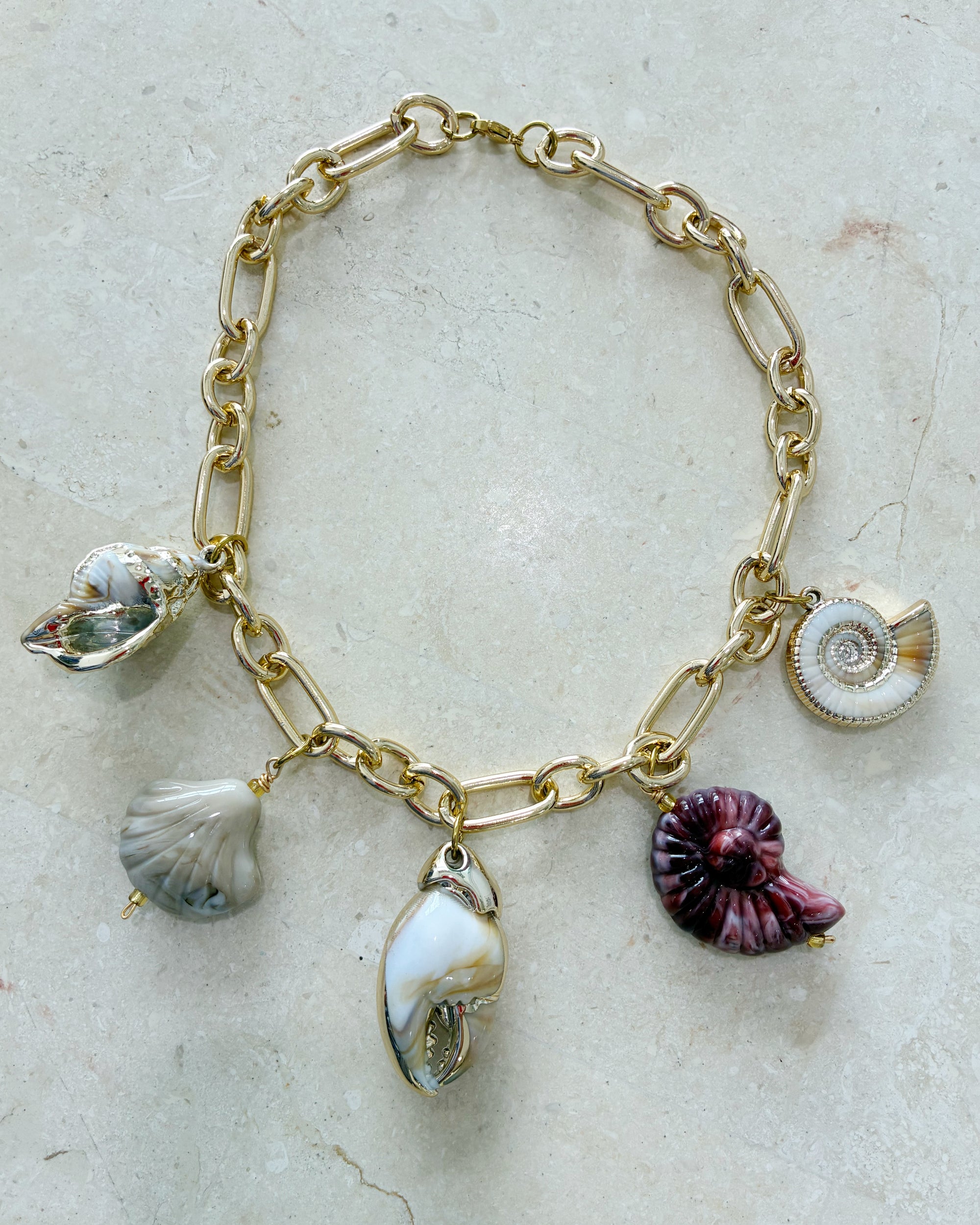 Rock Lobster Chunky Necklace | Assorted Colours - Saffron Road