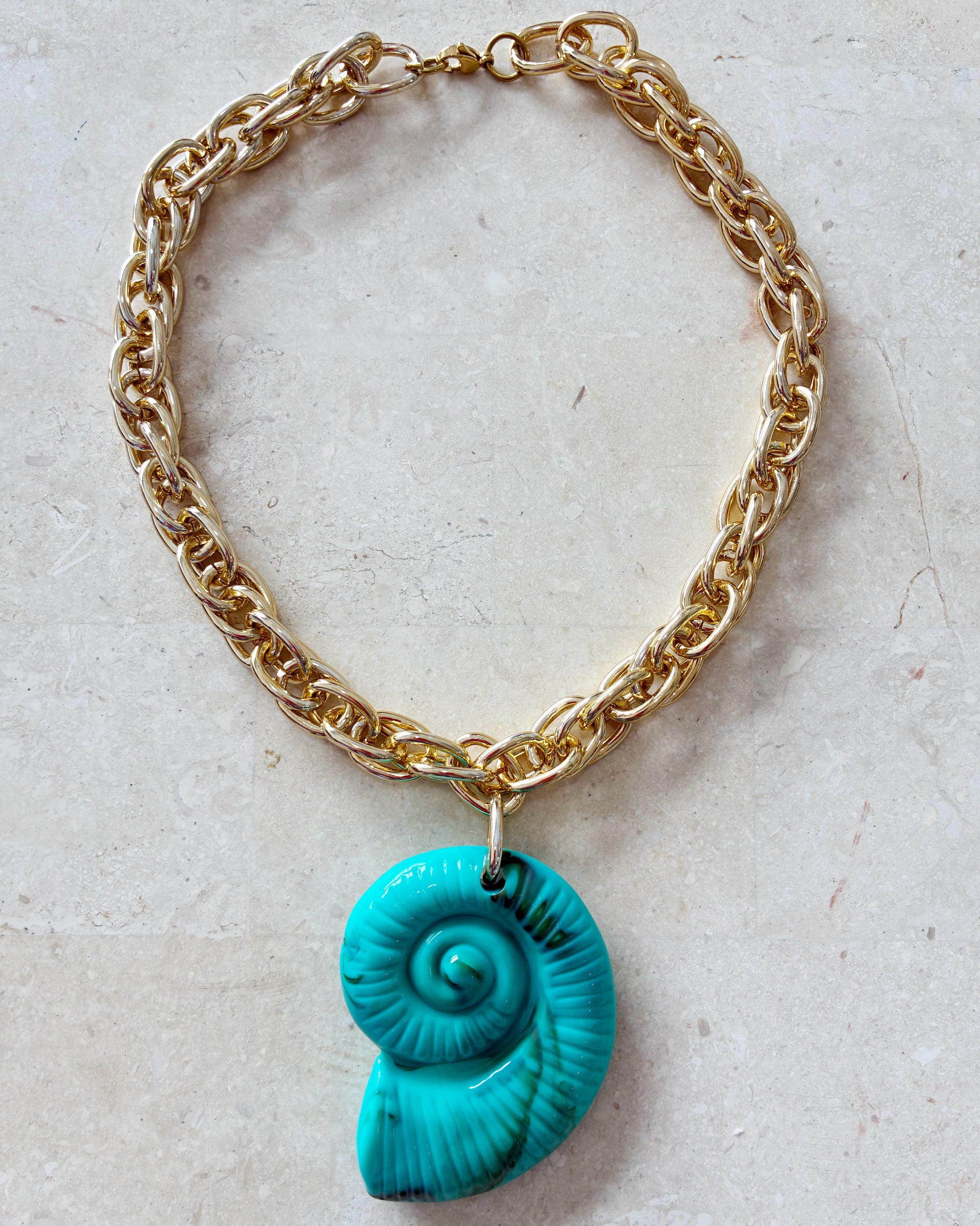 Giant Shell | Turquoise - Saffron Road