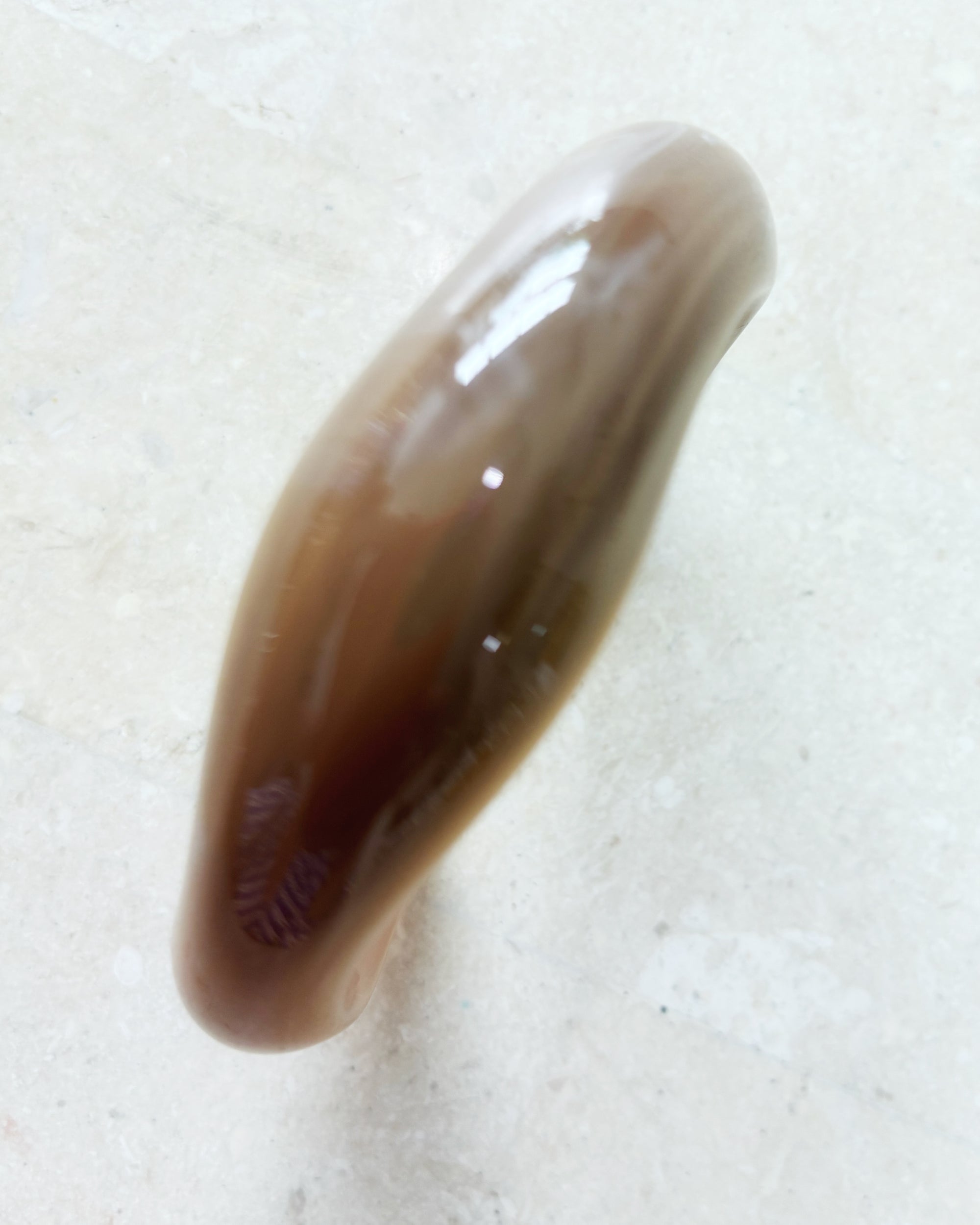 Resin Bangle 2 | Toffee Curves - Saffron Road