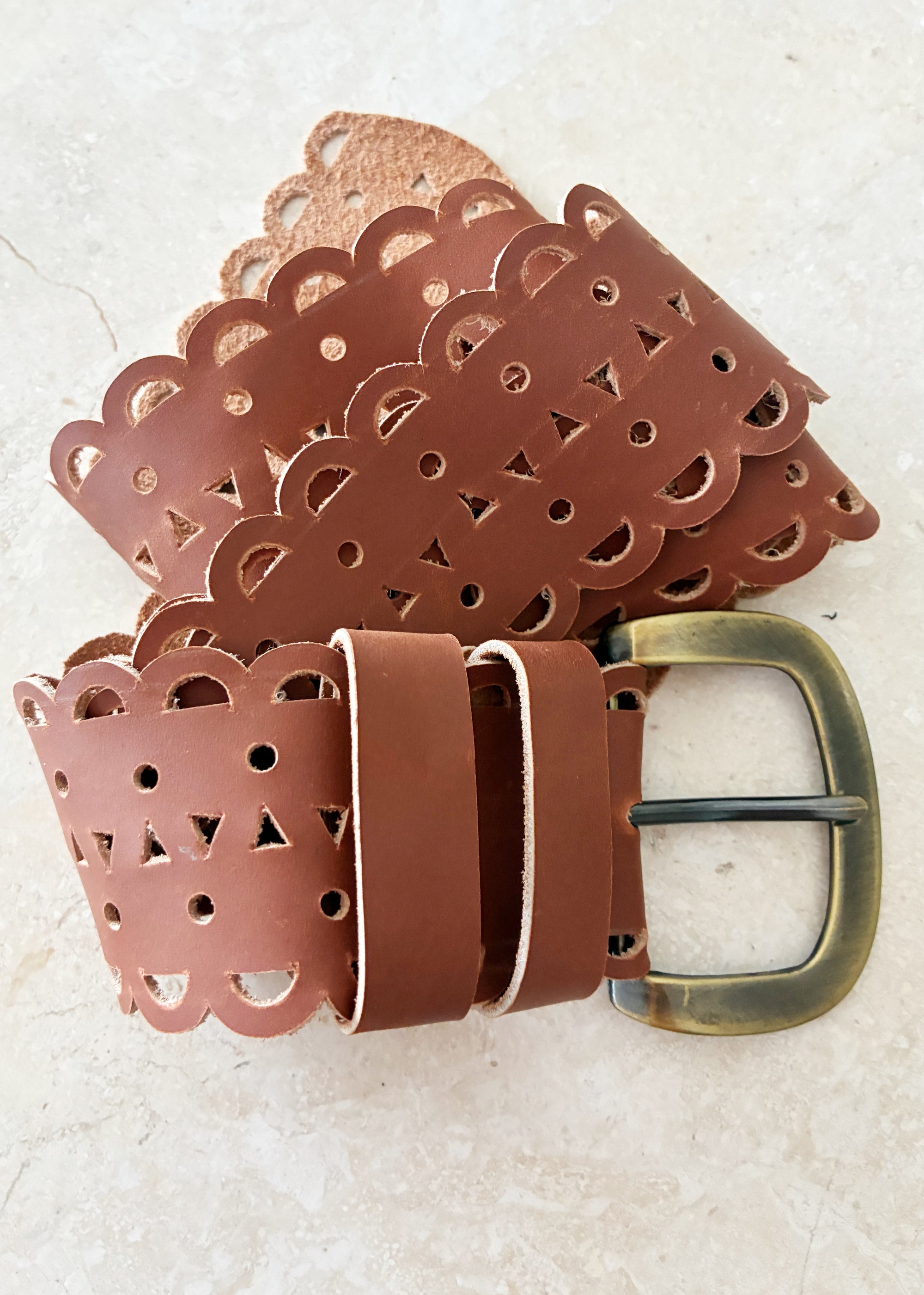 Casablanca Belt | Tan | - Saffron Road