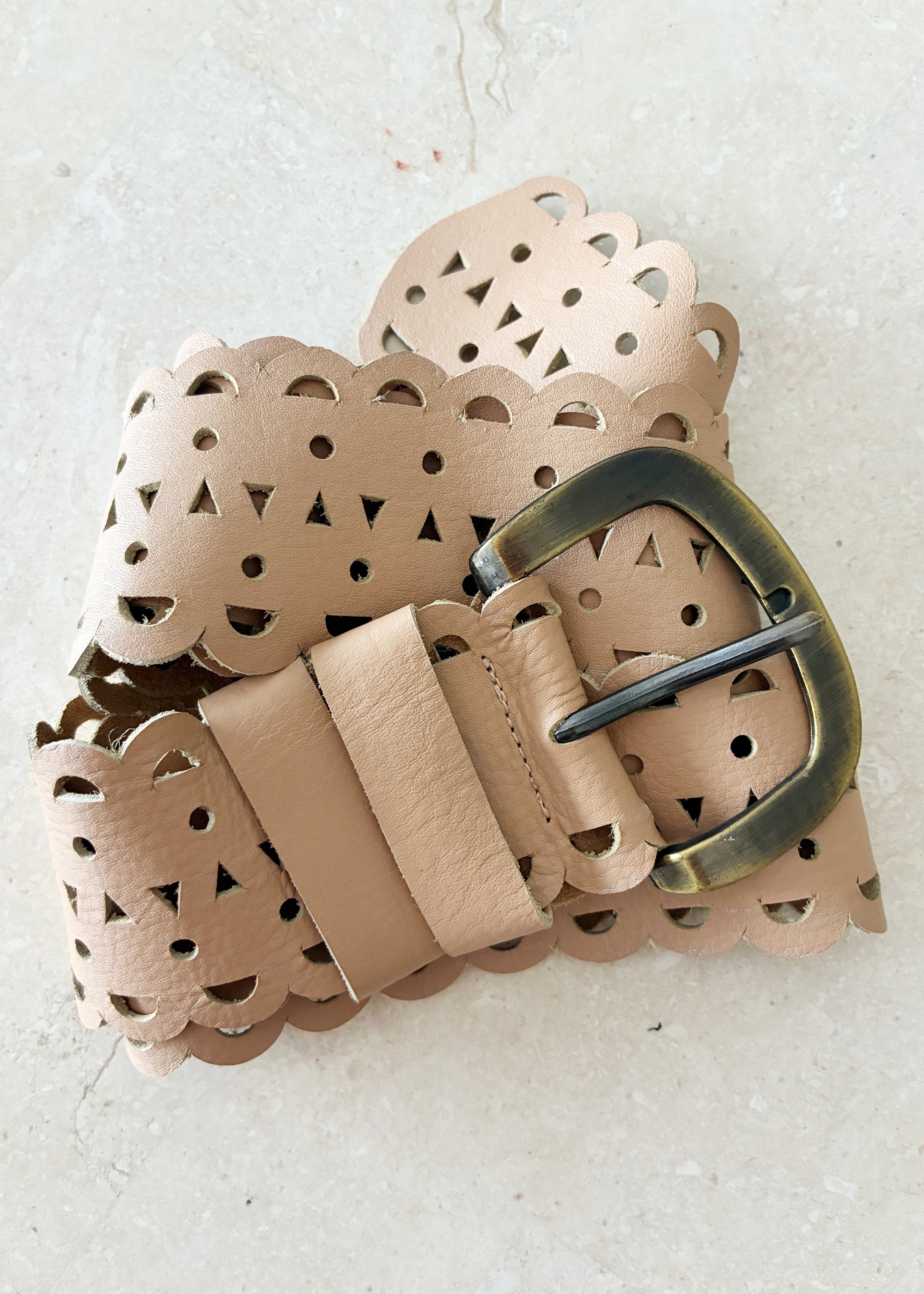 Casablanca Belt | Sand - Saffron Road
