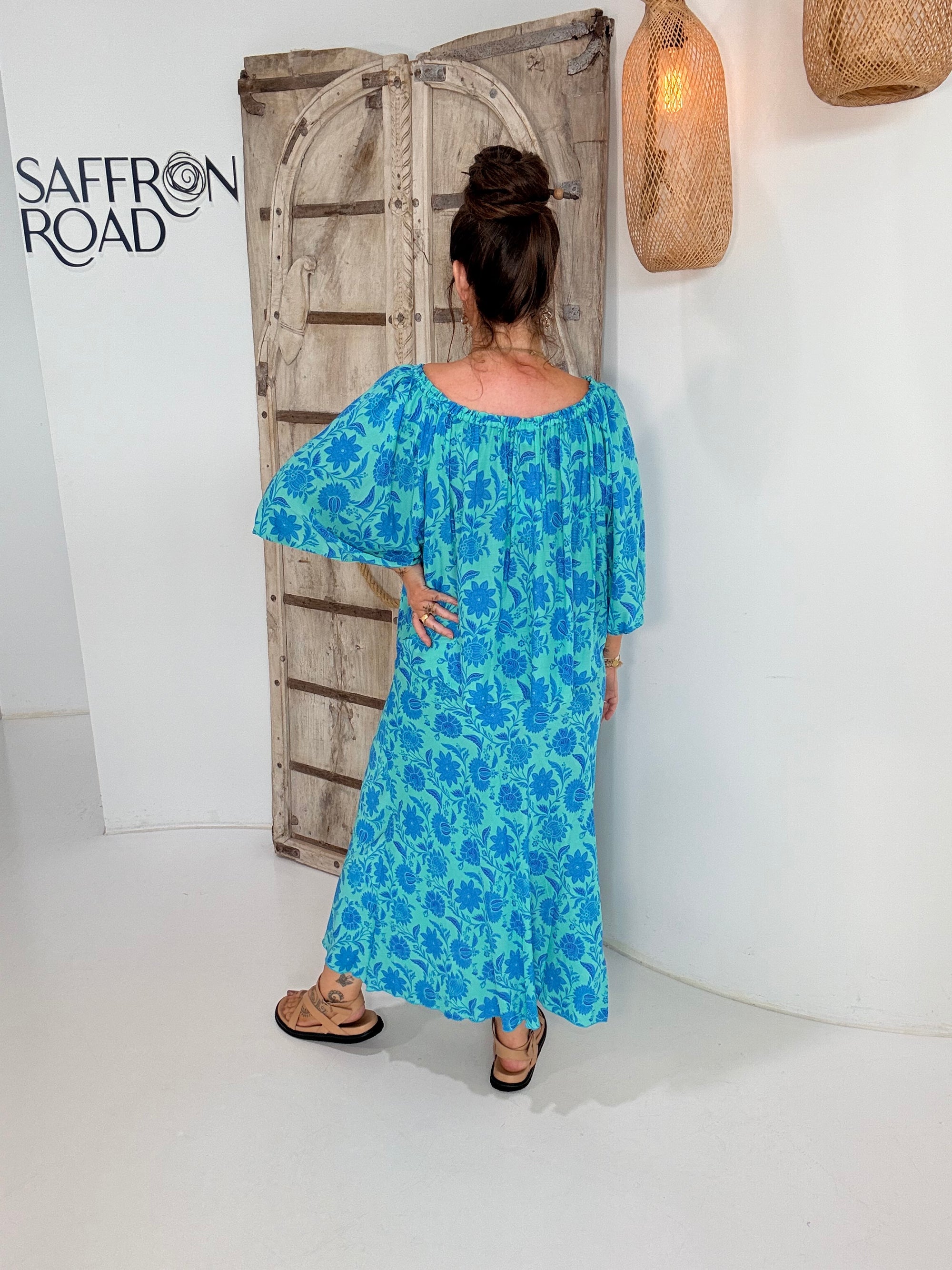 Violet Skirt | Marine Mosaic - Saffron Road