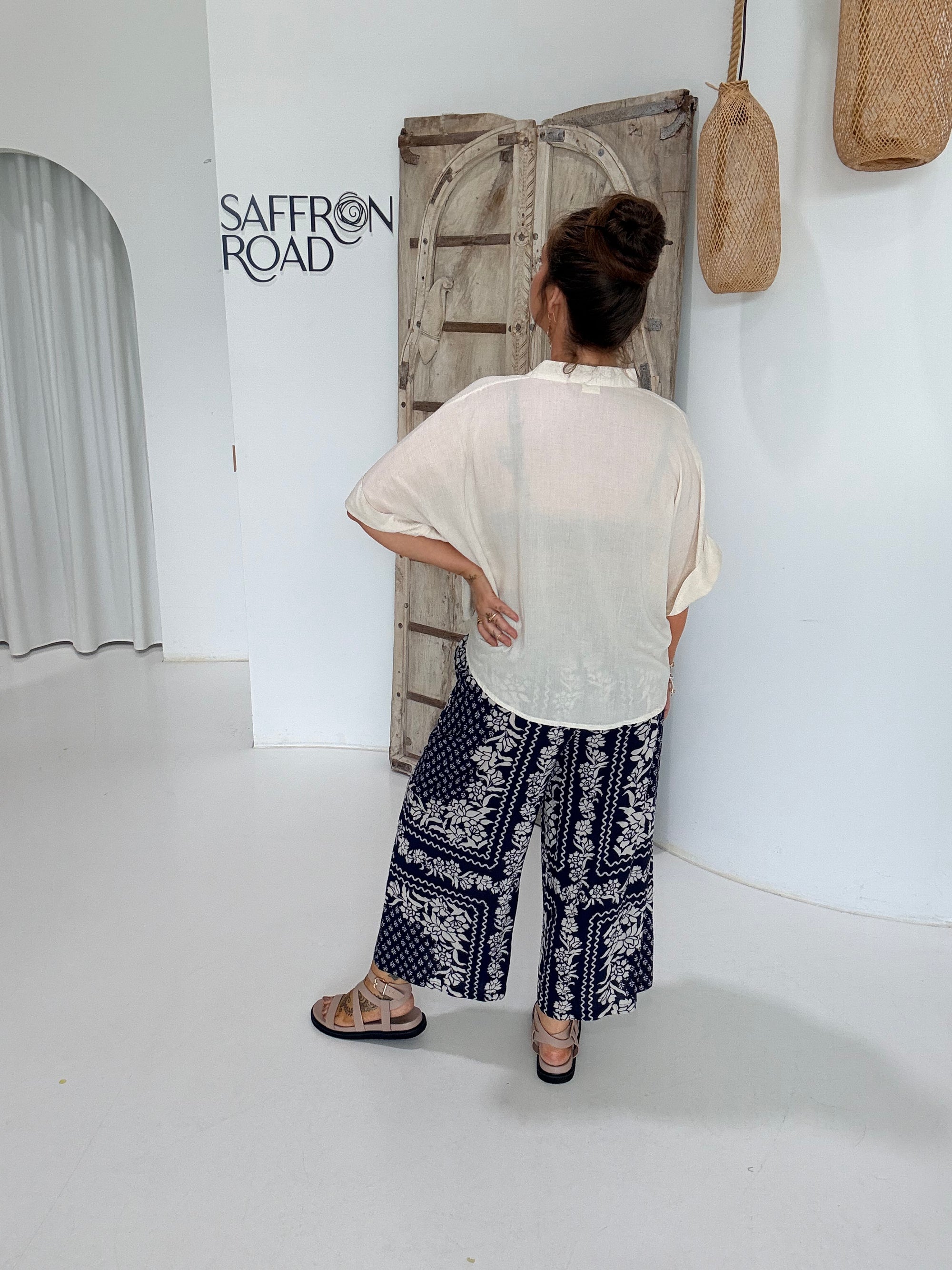 Mini Willow Shirt | Natural - Saffron Road