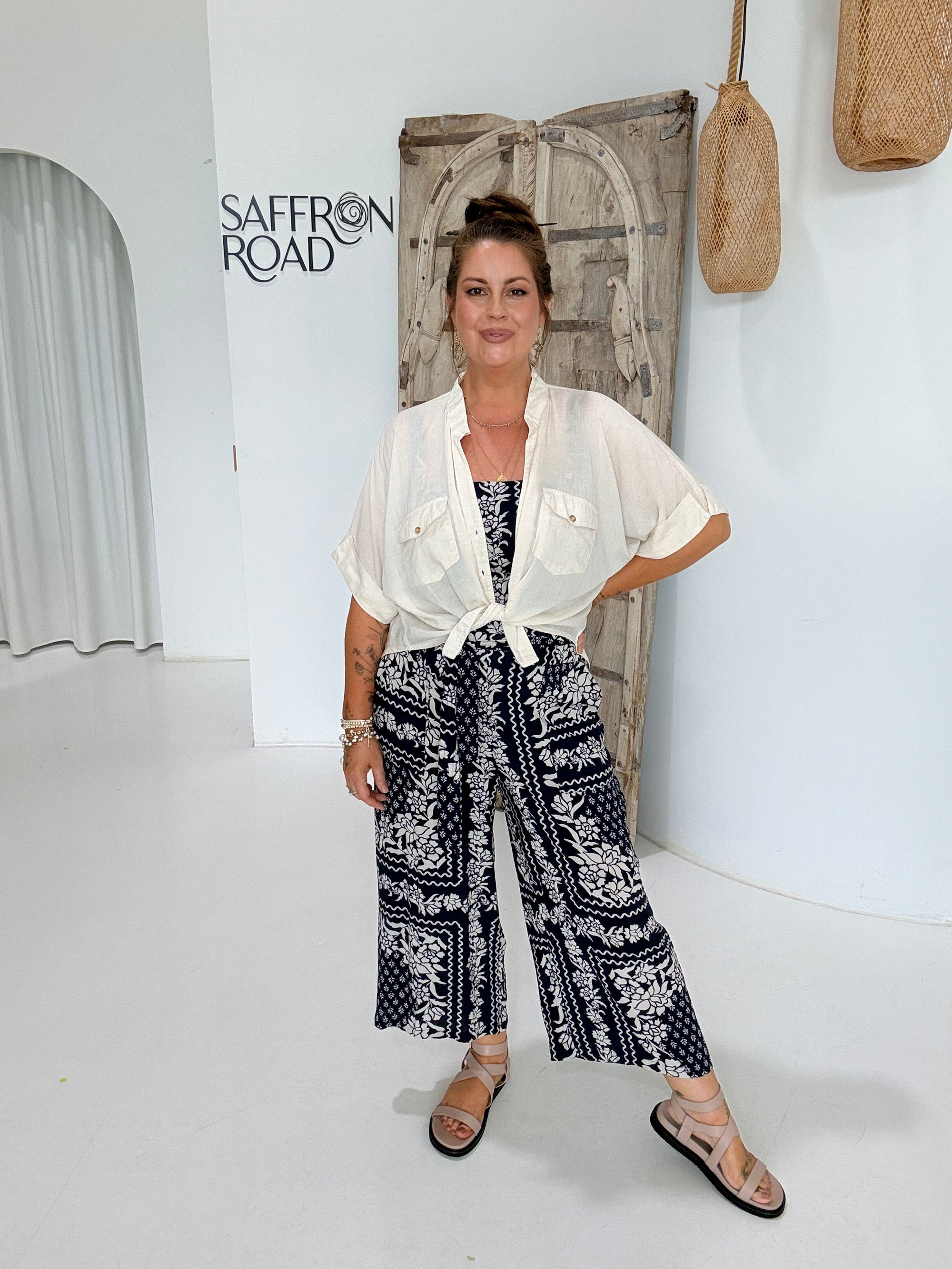 Mini Willow Shirt | Natural - Saffron Road