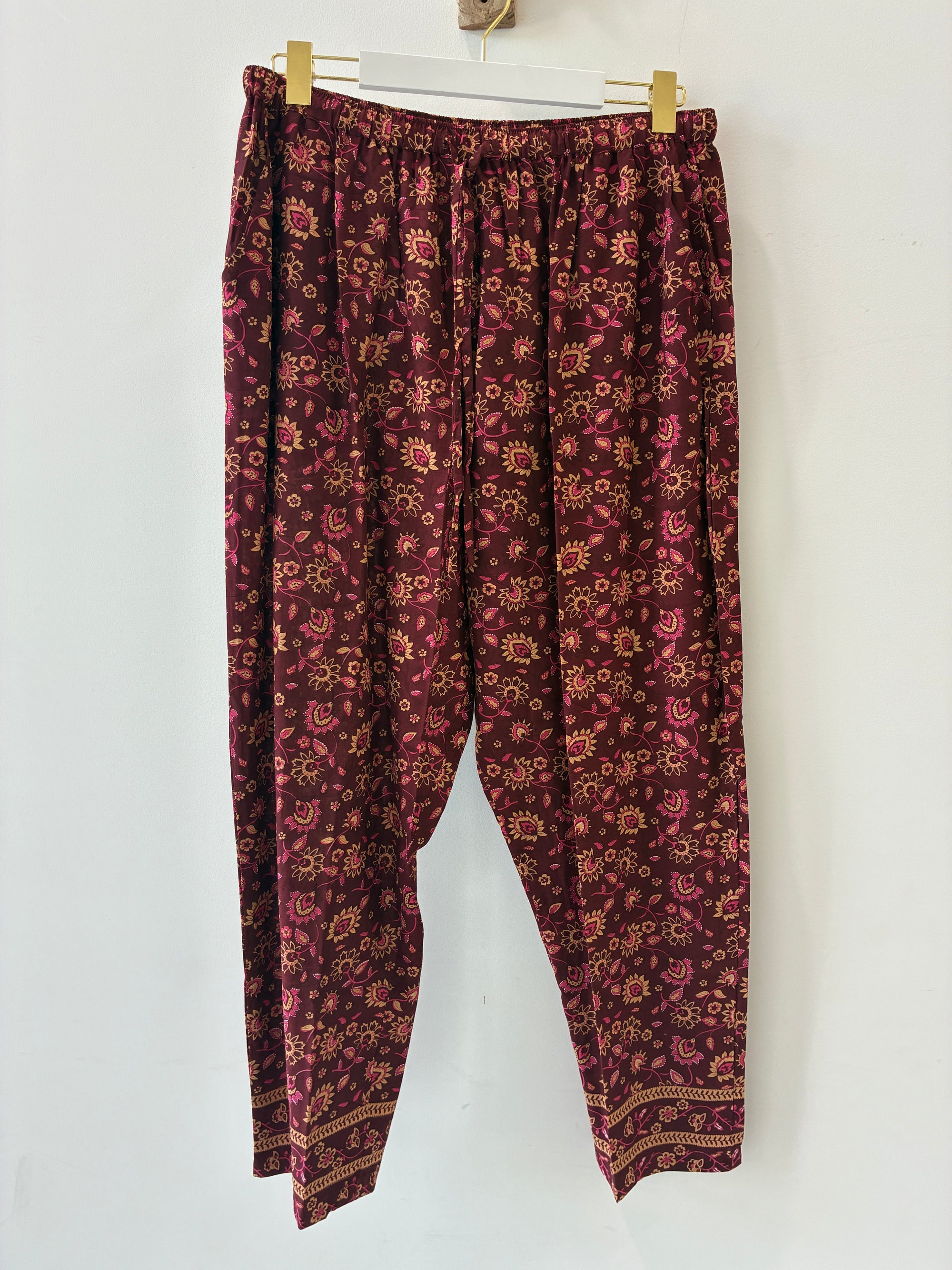 SAMPLE 38 | Slouch Pant in Vintage Wine - Saffron Road