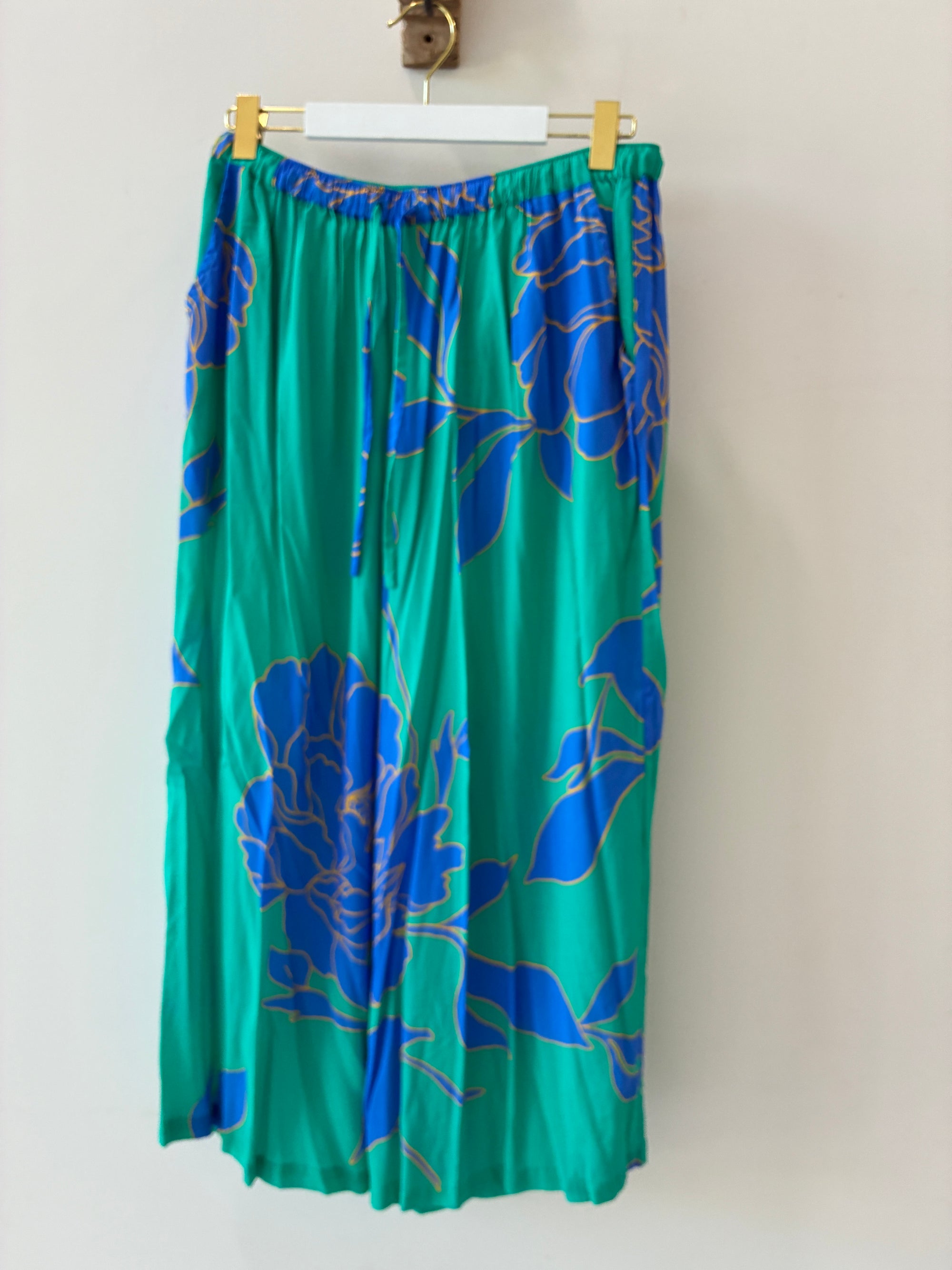 SAMPLE 39 | Island Pant in Azure Botanica - Saffron Road