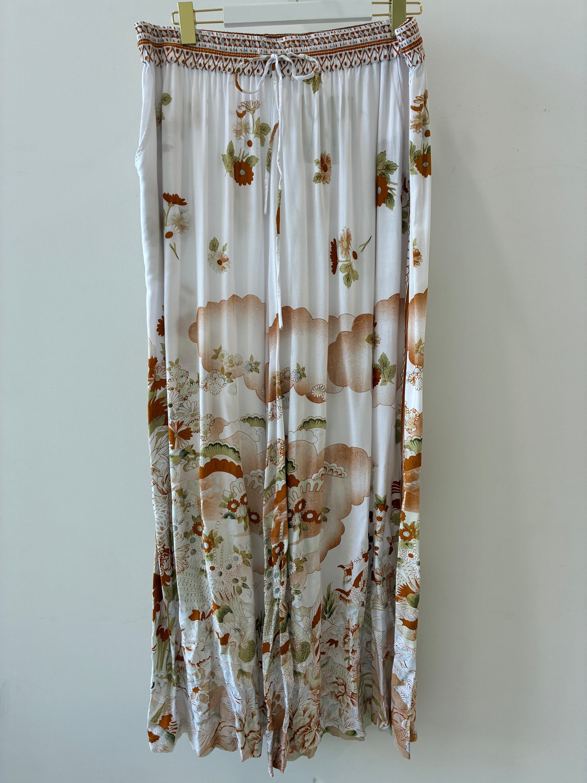 SAMPLE 44 | Palazzo Pant in Tokyo Tan - Saffron Road
