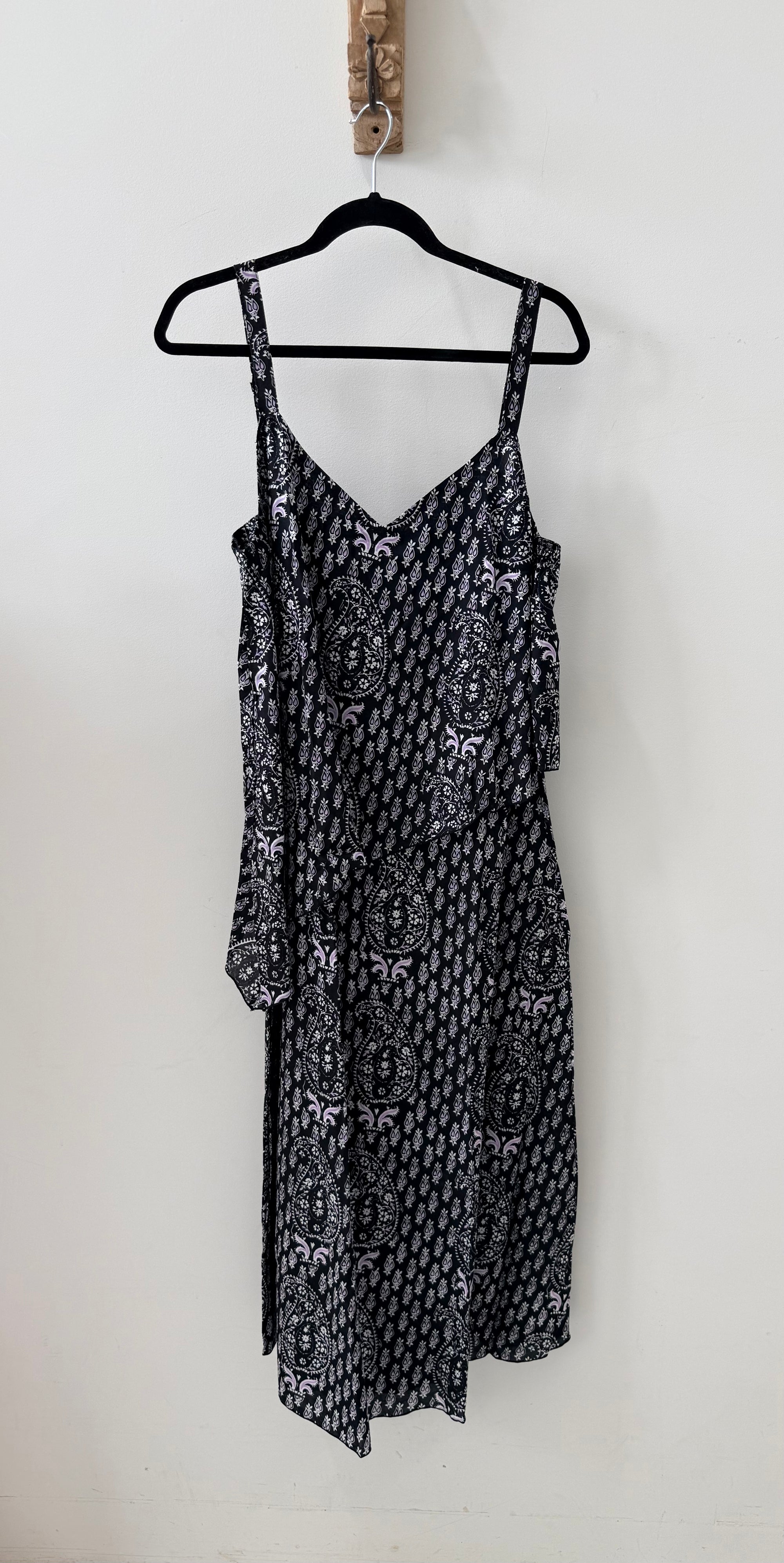 SAMPLE 37 - Layered Bias Slip in Charcoal Block - Saffron Road