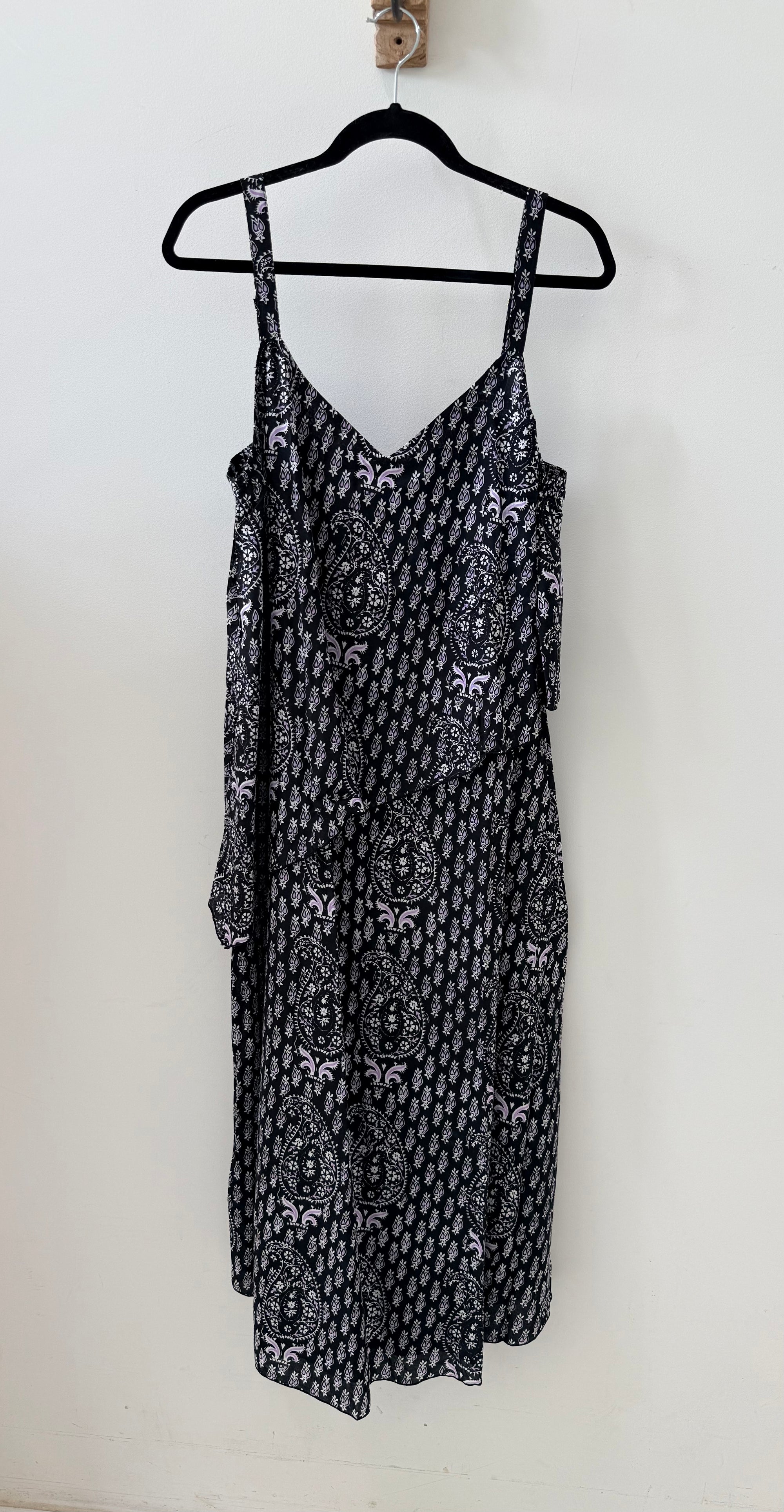 SAMPLE 37 - Layered Bias Slip in Charcoal Block - Saffron Road