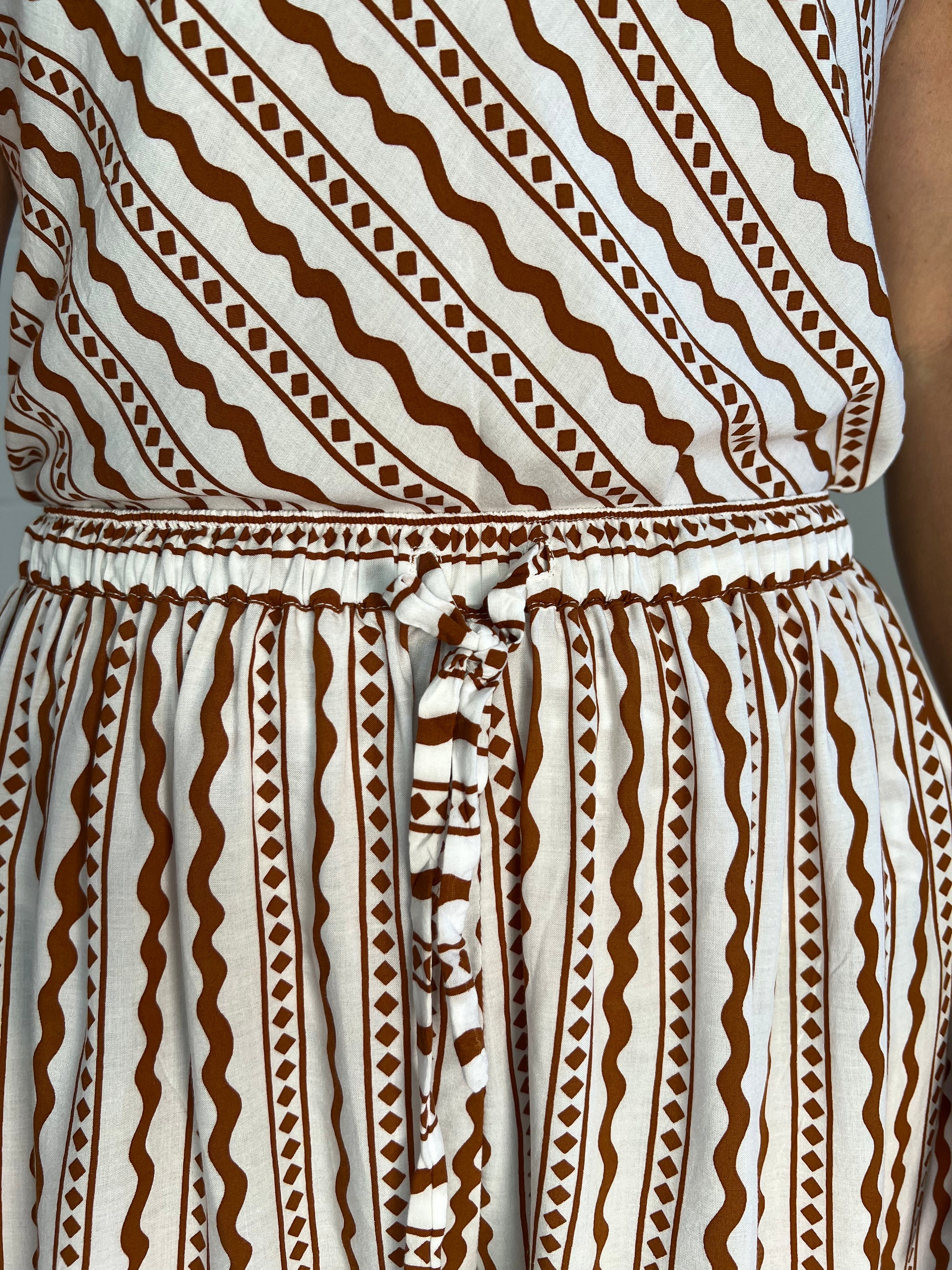 PJ Set | Euro Border Cinnamon - Saffron Road