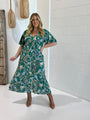 Violet Skirt | Midnight Garden Green - Saffron Road