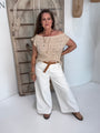 Signature Jeans | Cord | Ecru - Saffron Road