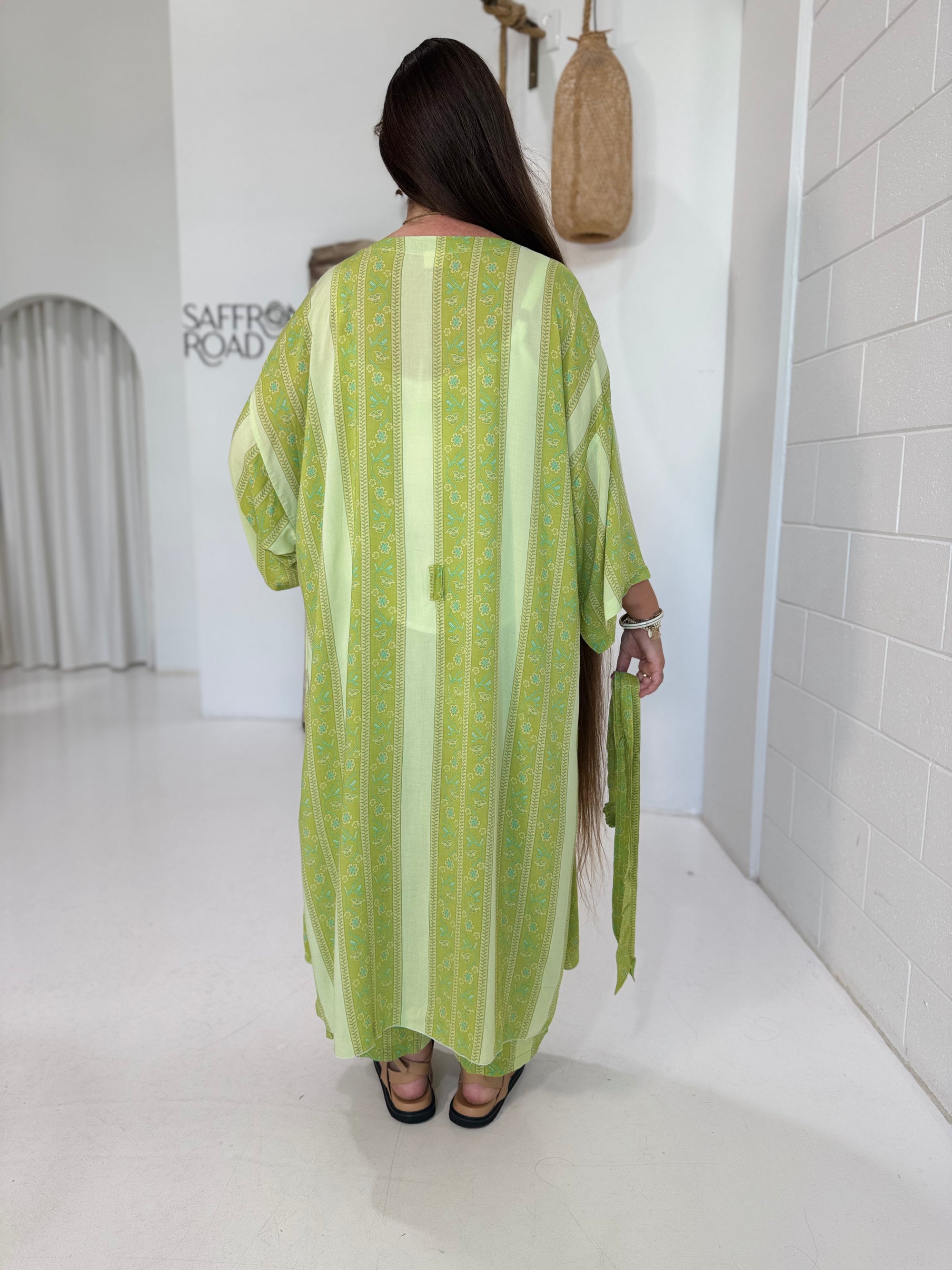 Kimono | Festival Lime - Saffron Road