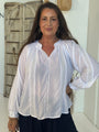 Phoebe Blouse | White - Saffron Road