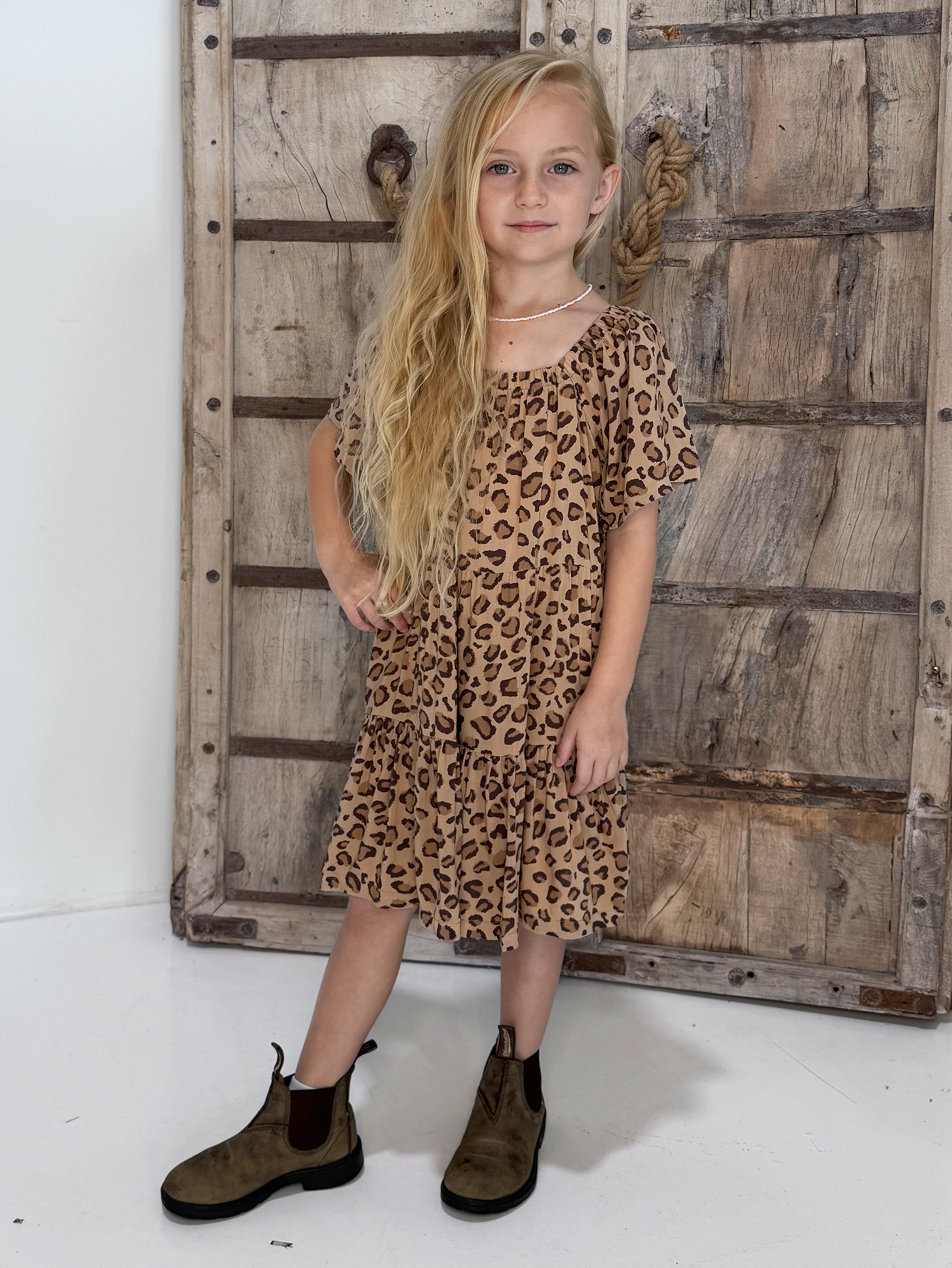 Mini Me Dress | Leopard - Saffron Road