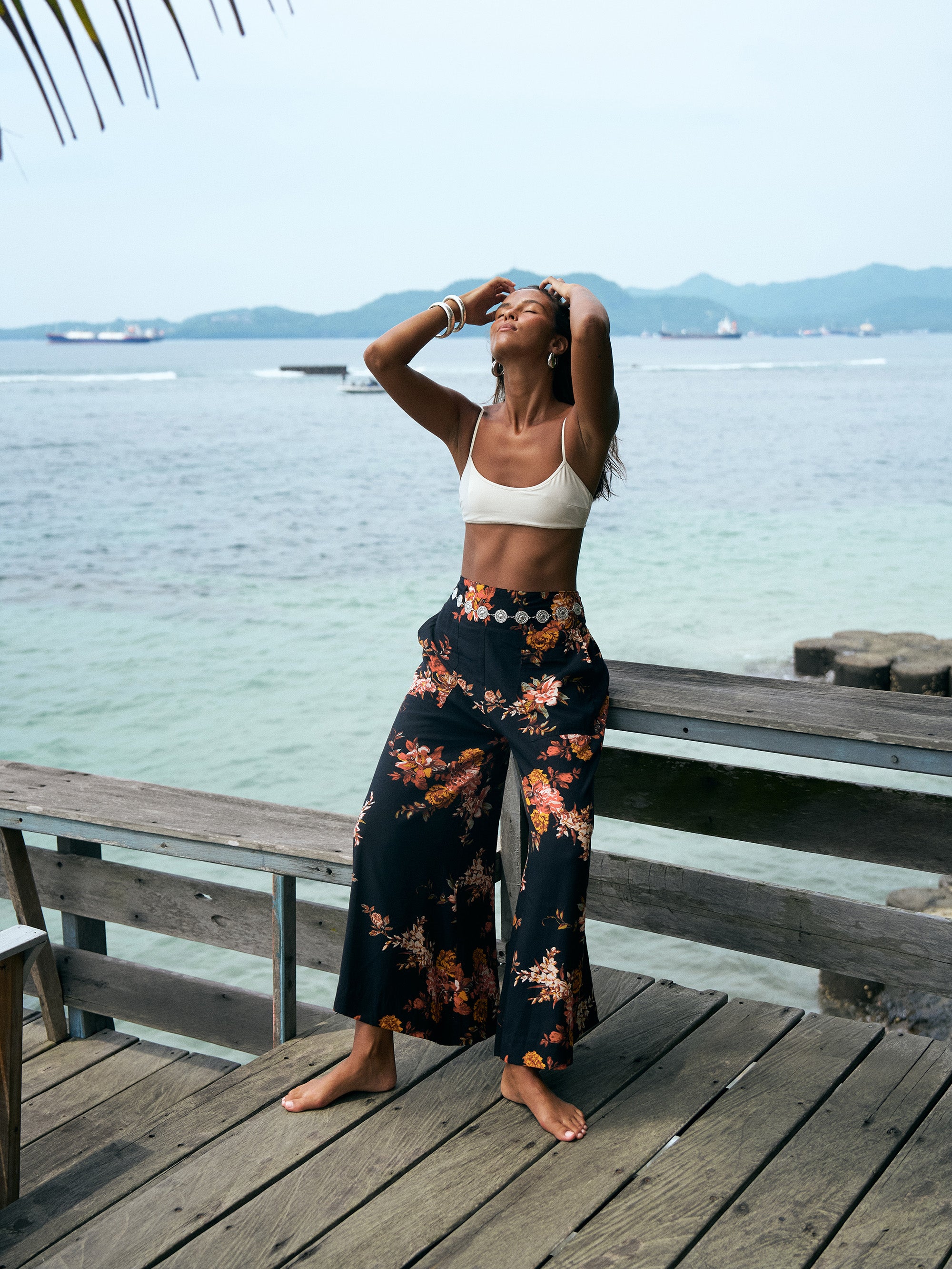 Wide Leg Lounge Pants | Senorita Rose - Saffron Road